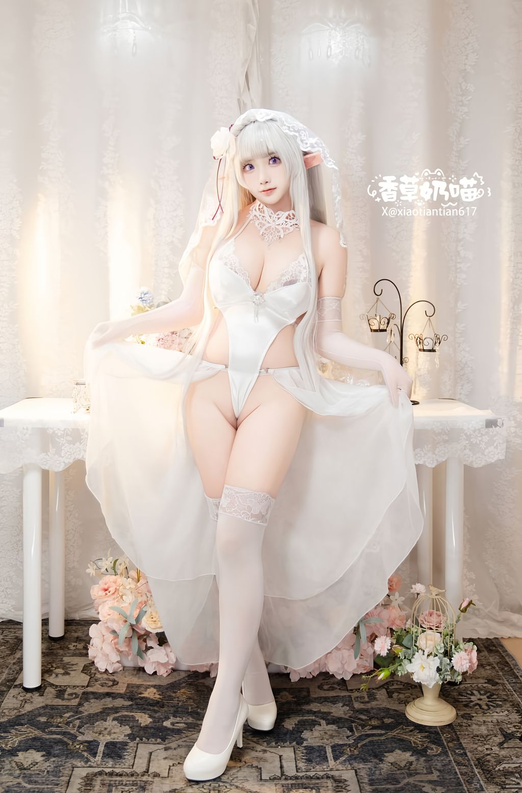 Coser@香草奶喵: 爱蜜莉雅 情人节 (151 photos) 9 Coser@香草奶喵: 爱蜜莉雅 情人节 (151 photos) 9