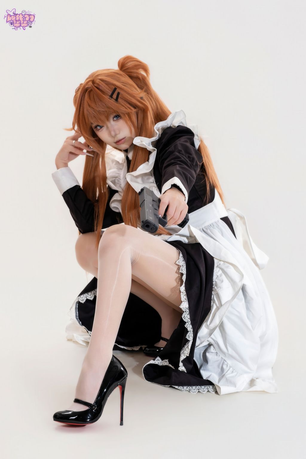 Coser@柒柒要乖哦: EVA 明日香女仆 (68 photos)