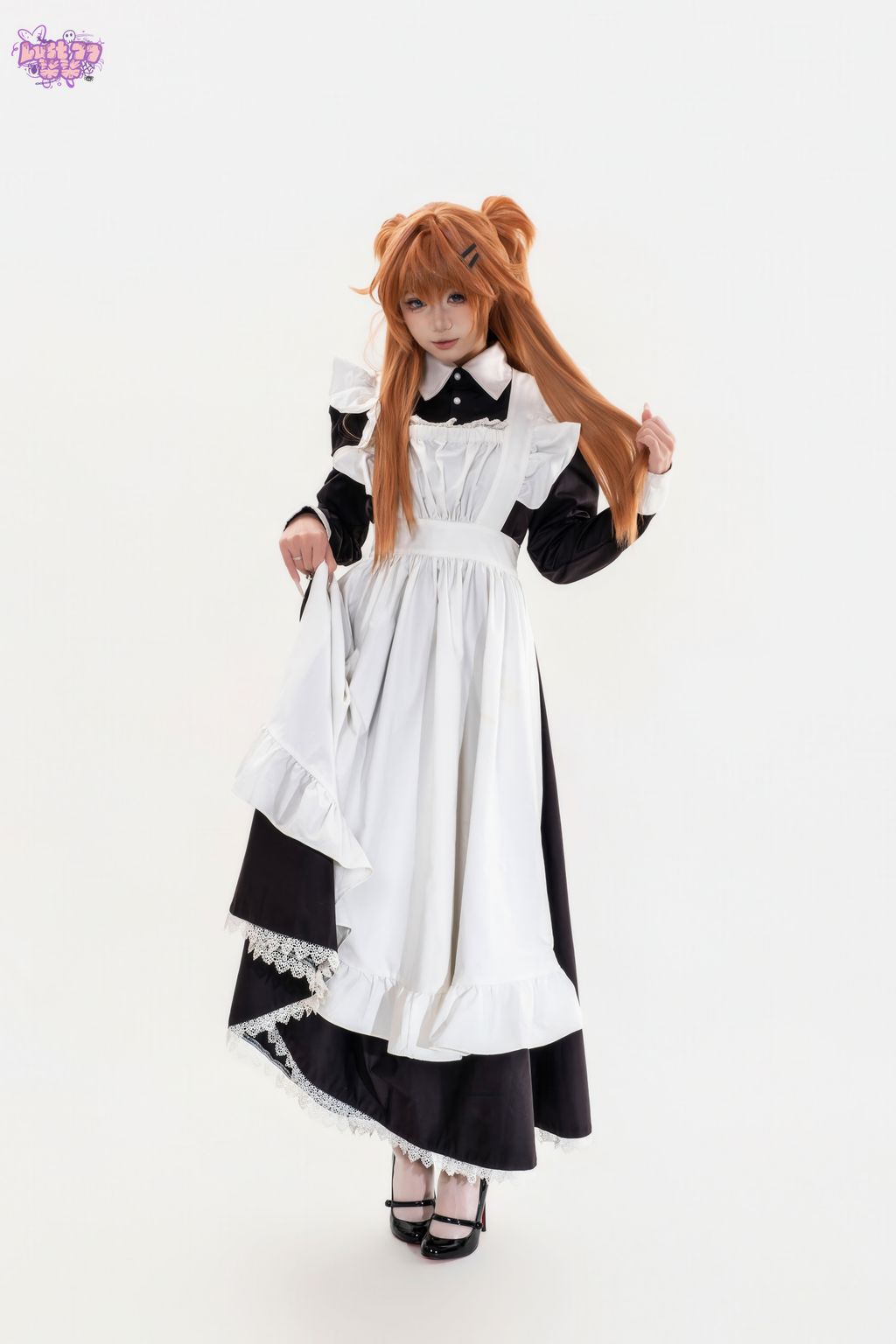 Coser@柒柒要乖哦: EVA 明日香女仆 (68 photos)