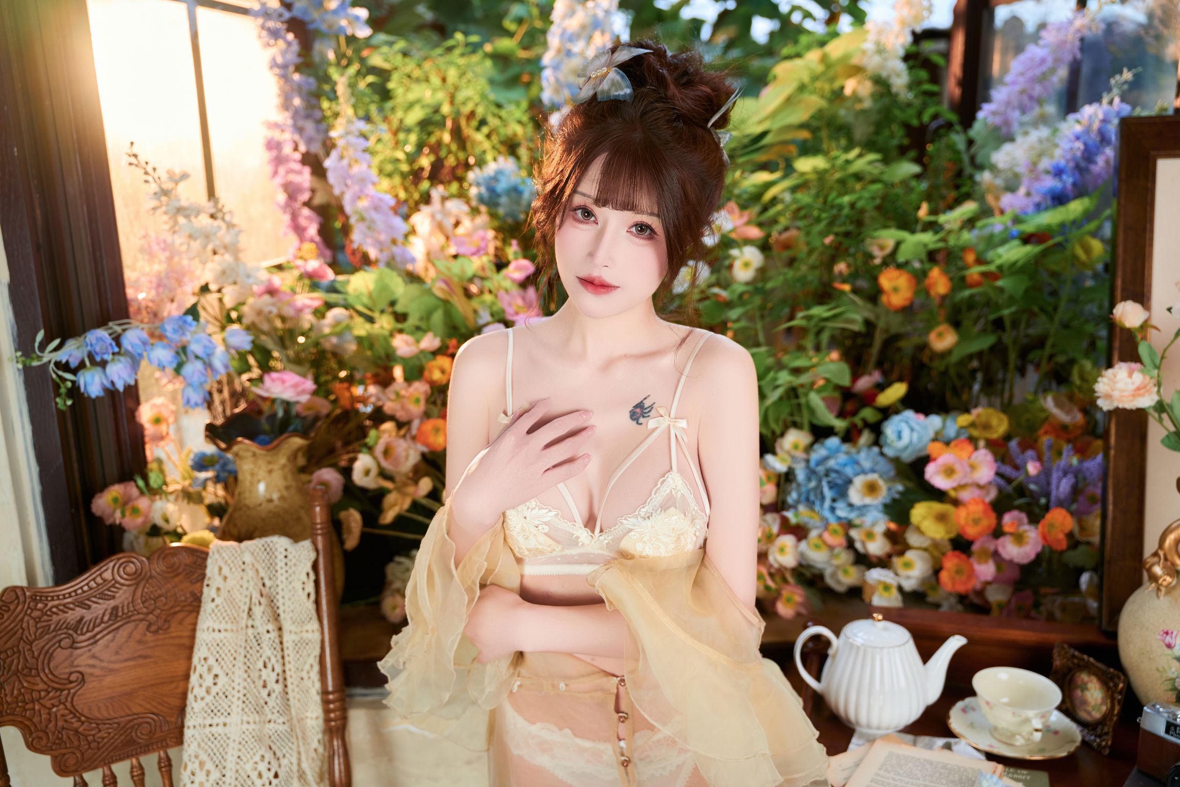 Coser@鹿八岁: 深林的洁白花语 (105 photos + 1 video) 18 Coser@鹿八岁: 深林的洁白花语 (105 photos + 1 video) 18