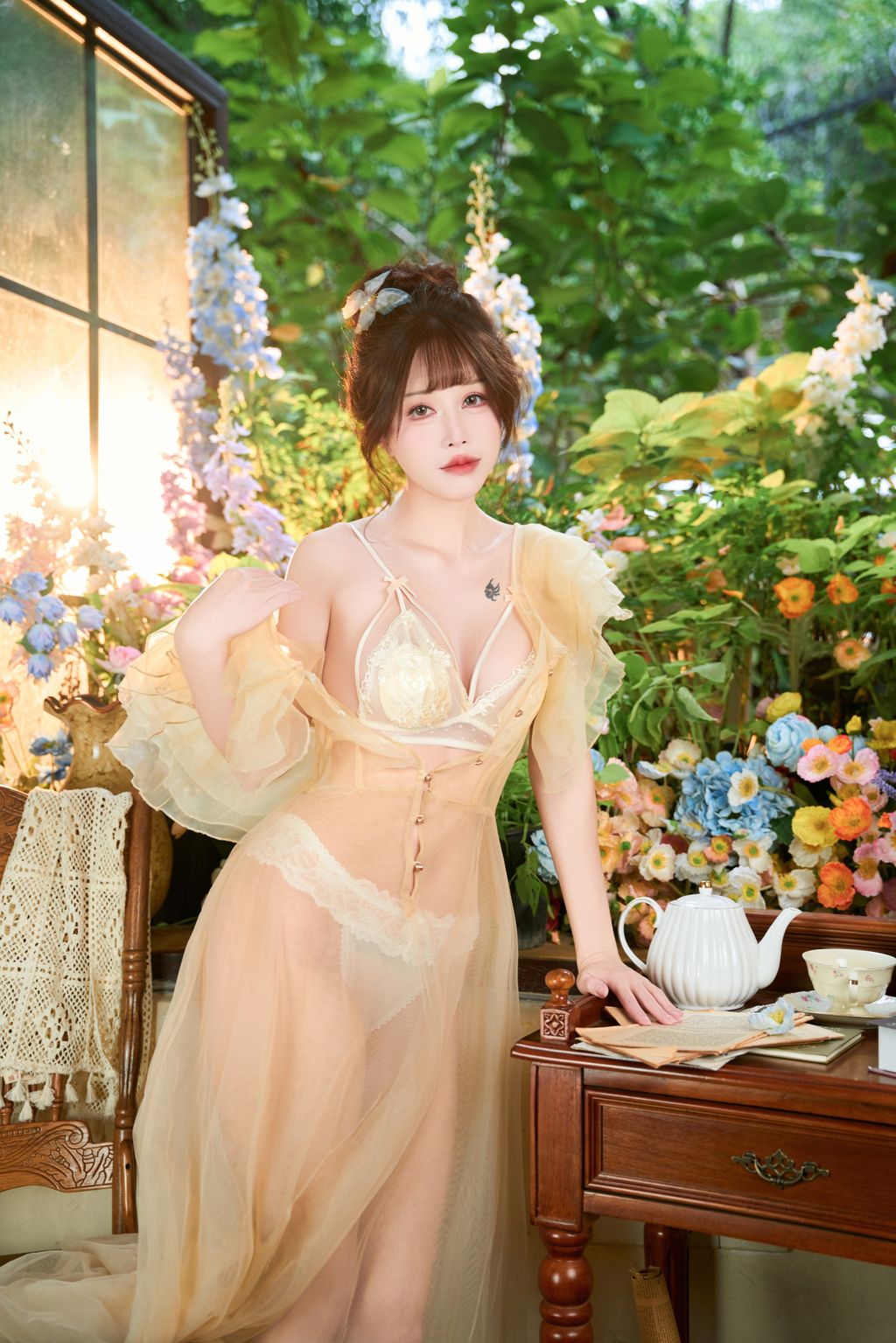 Coser@鹿八岁: 深林的洁白花语 (105 photos + 1 video) 10 Coser@鹿八岁: 深林的洁白花语 (105 photos + 1 video) 10