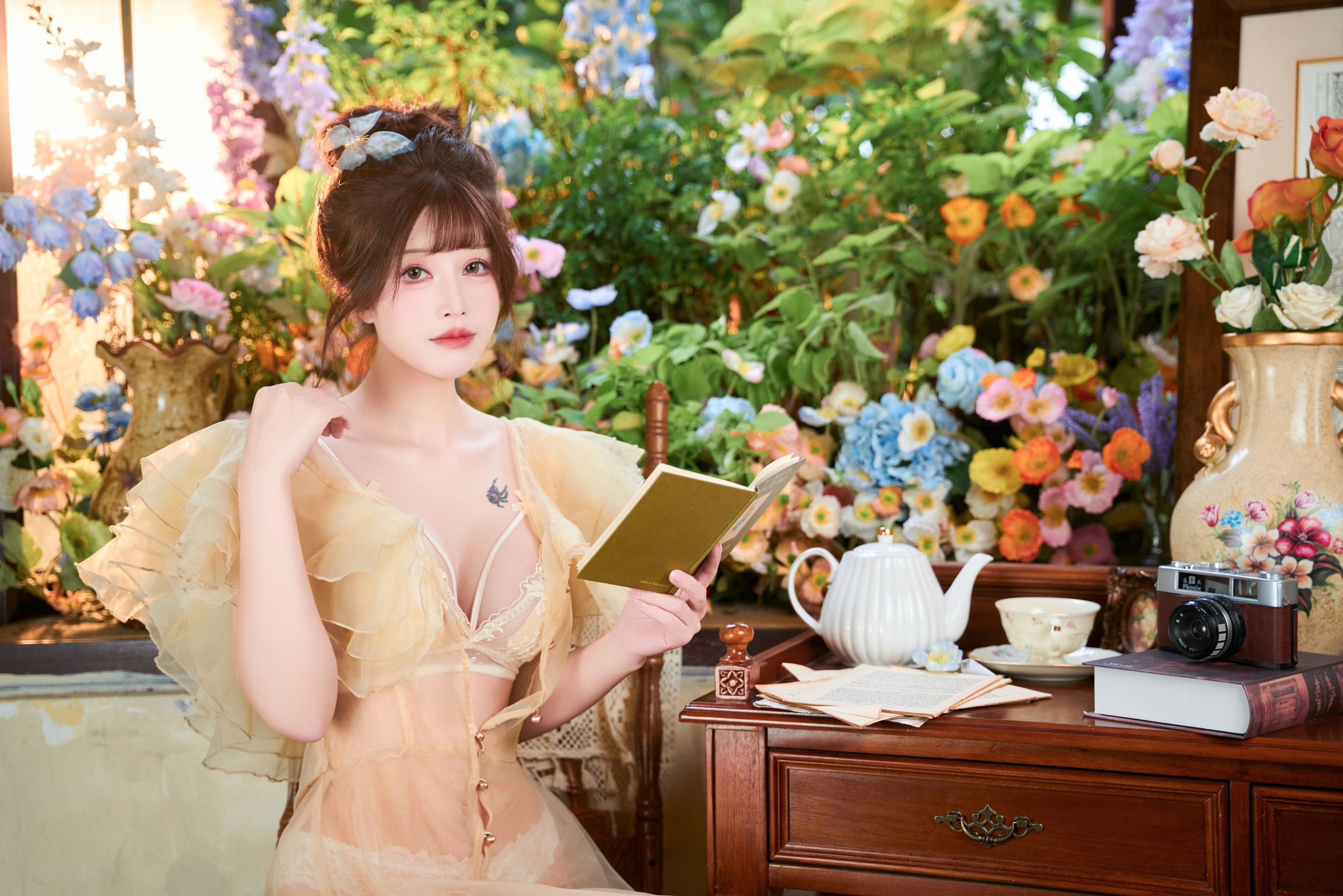 Coser@鹿八岁: 深林的洁白花语 (105 photos + 1 video) 13 Coser@鹿八岁: 深林的洁白花语 (105 photos + 1 video) 13