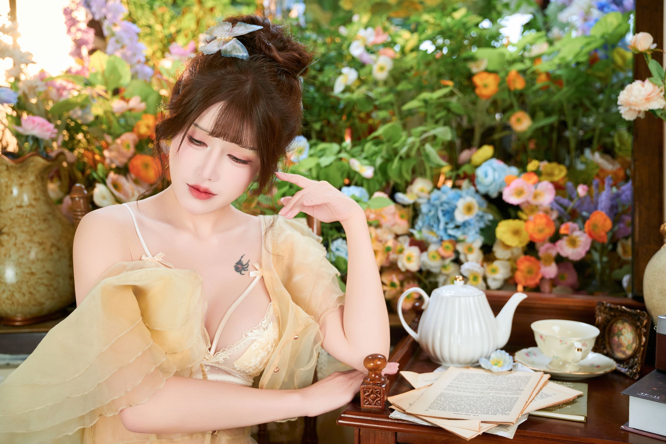 Coser@鹿八岁: 深林的洁白花语 (105 photos + 1 video) 14 Coser@鹿八岁: 深林的洁白花语 (105 photos + 1 video) 14