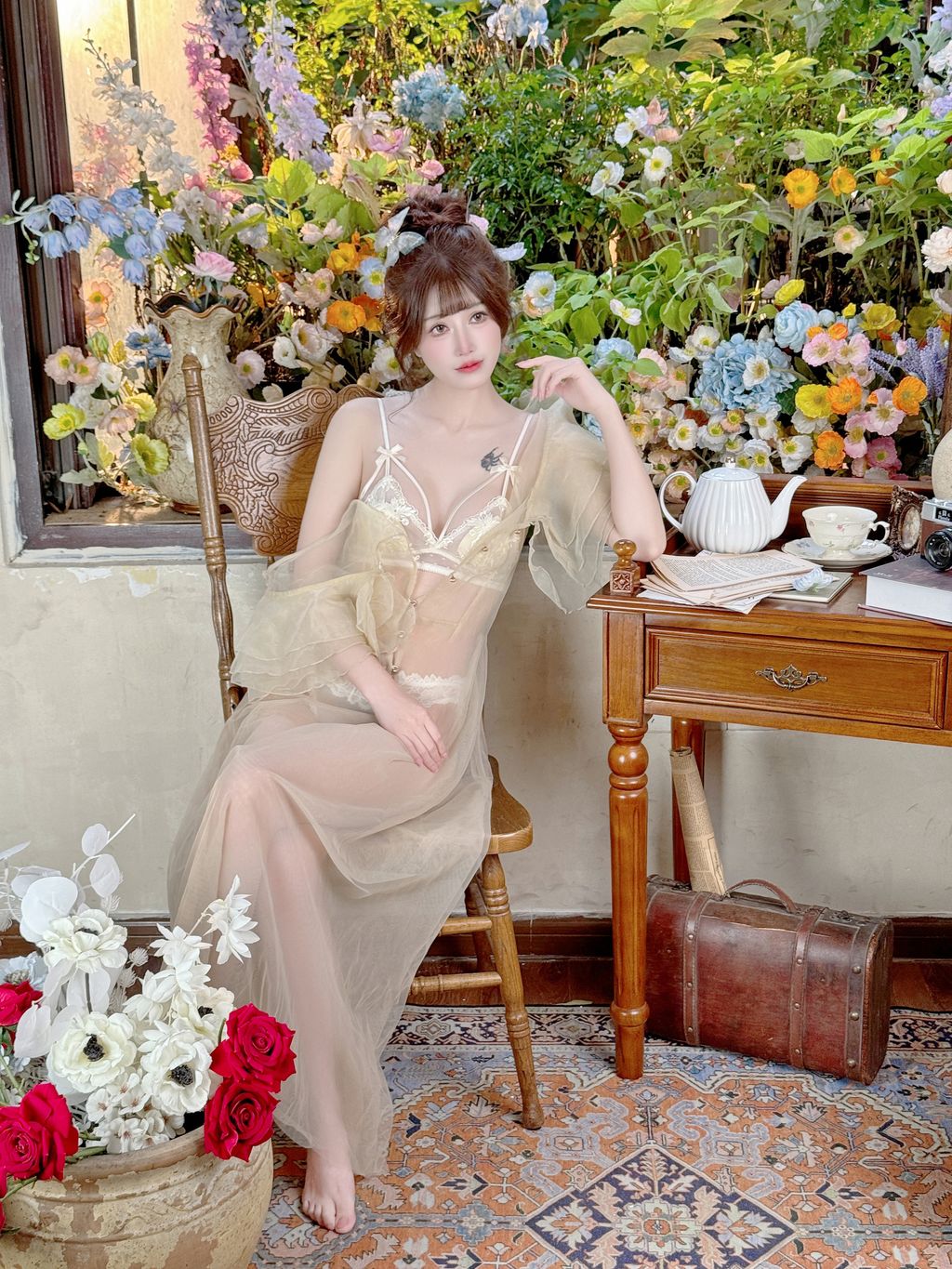 Coser@鹿八岁: 深林的洁白花语 (105 photos + 1 video) 17 Coser@鹿八岁: 深林的洁白花语 (105 photos + 1 video) 17
