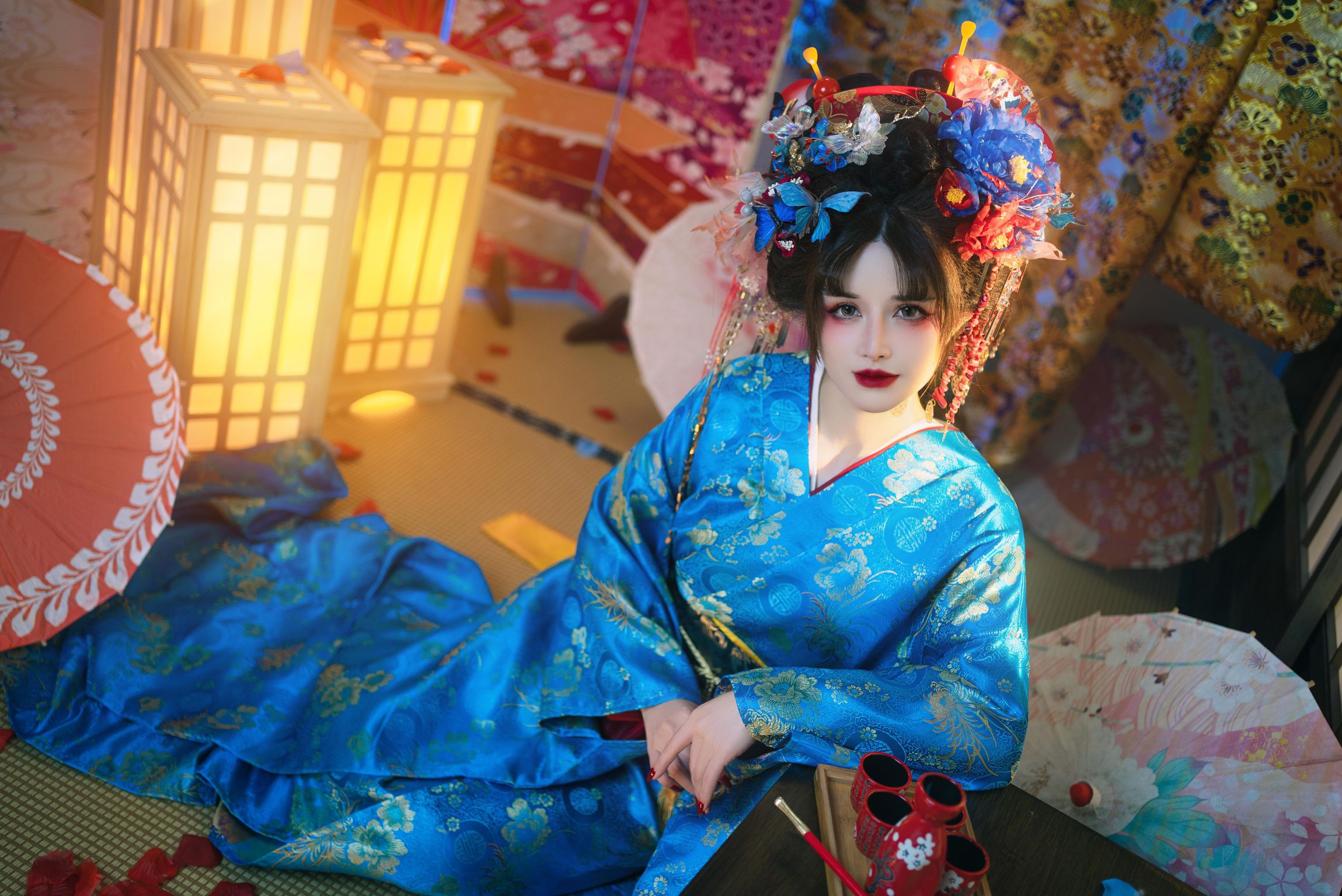 Coser@鹿八岁: 花魁の末路 (149 photos + 1 videos)