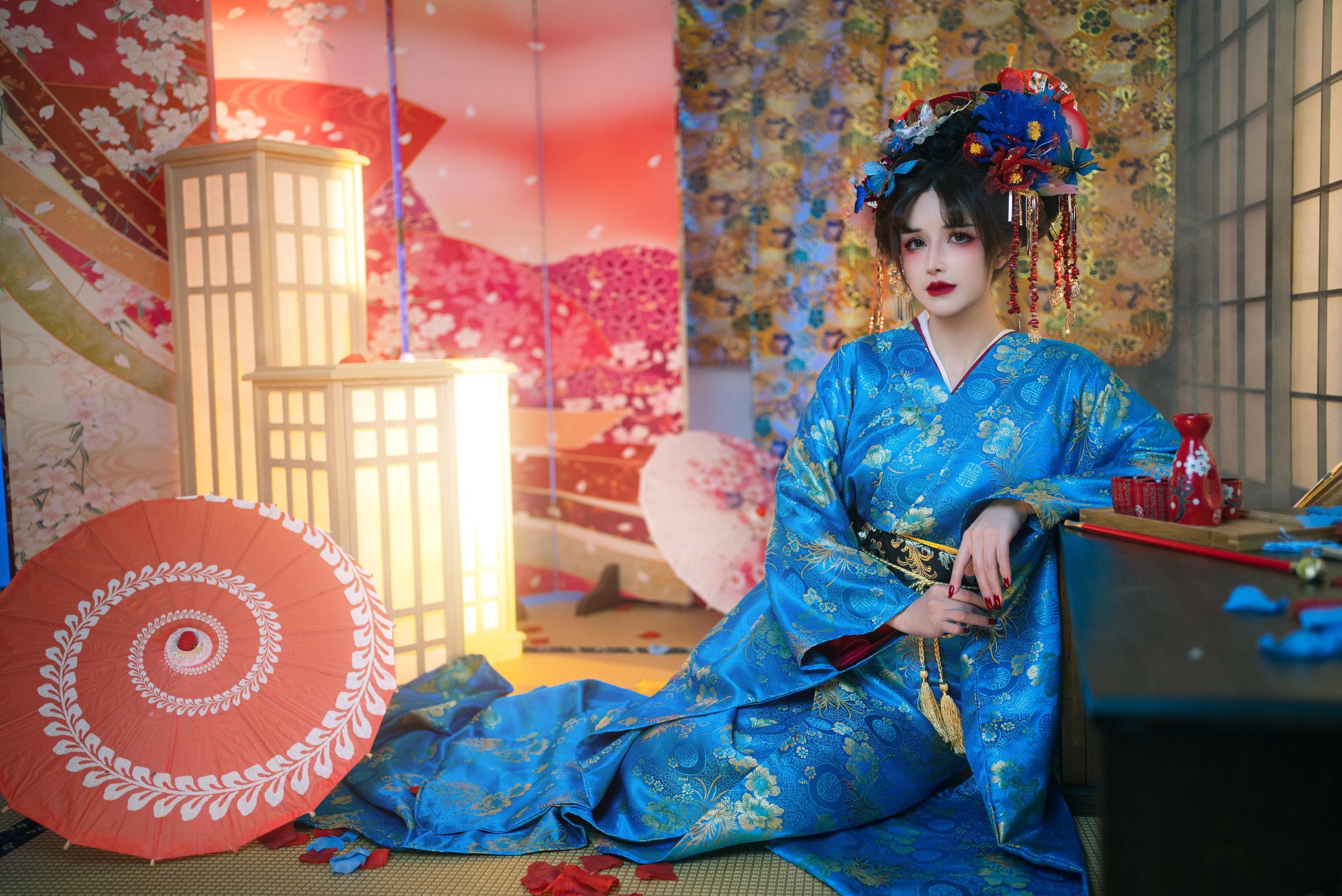 Coser@鹿八岁: 花魁の末路 (149 photos + 1 videos)