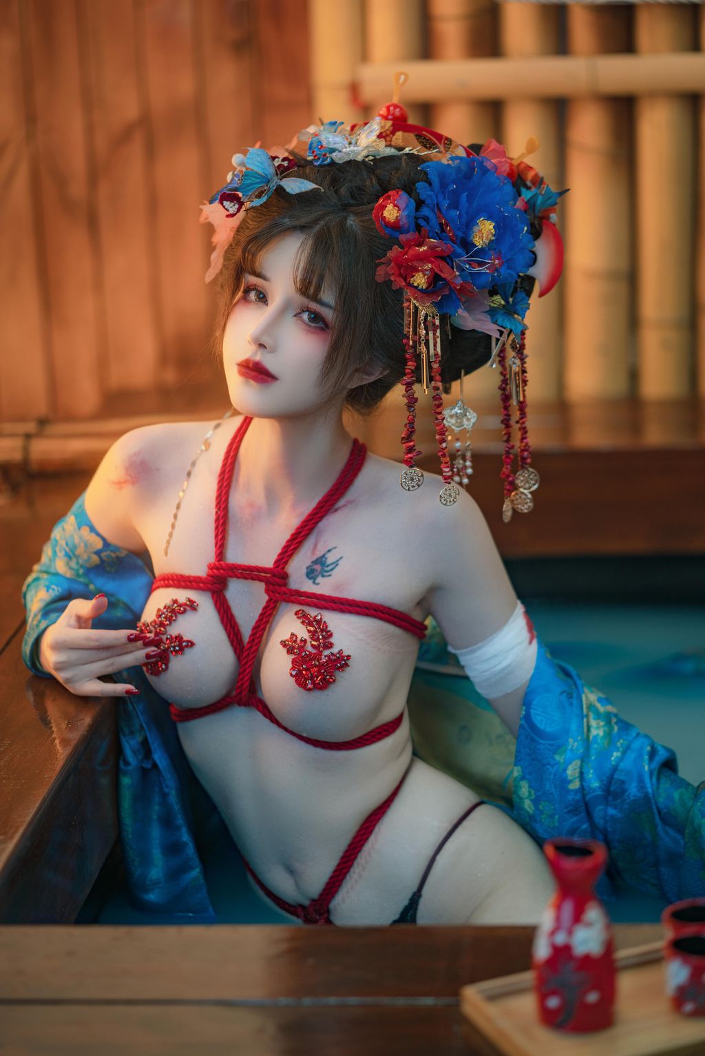 Coser@鹿八岁: 花魁の末路 (149 photos + 1 videos) 16 Coser@鹿八岁: 花魁の末路 (149 photos + 1 videos) 16