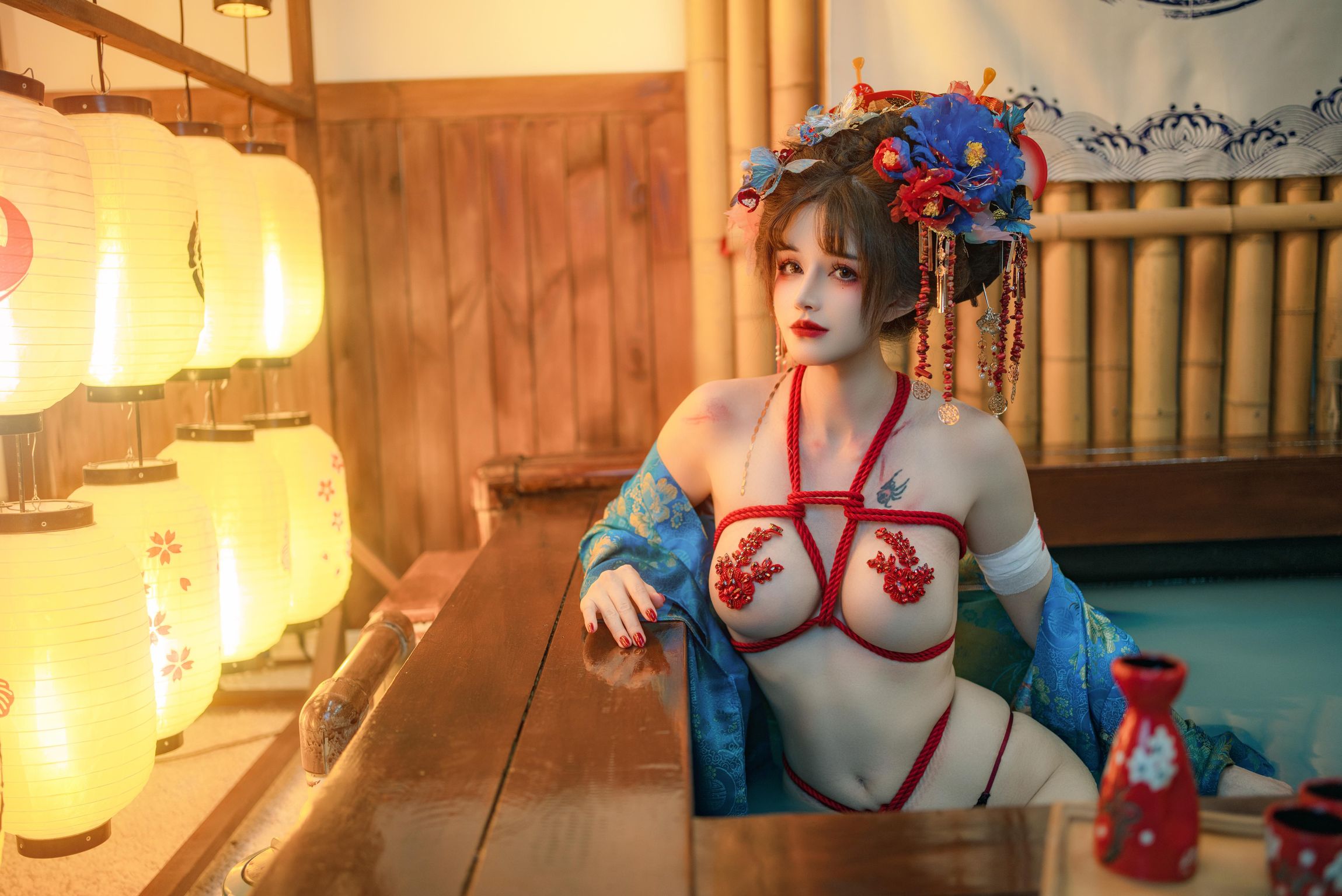 Coser@鹿八岁: 花魁の末路 (149 photos + 1 videos) 14 Coser@鹿八岁: 花魁の末路 (149 photos + 1 videos) 14