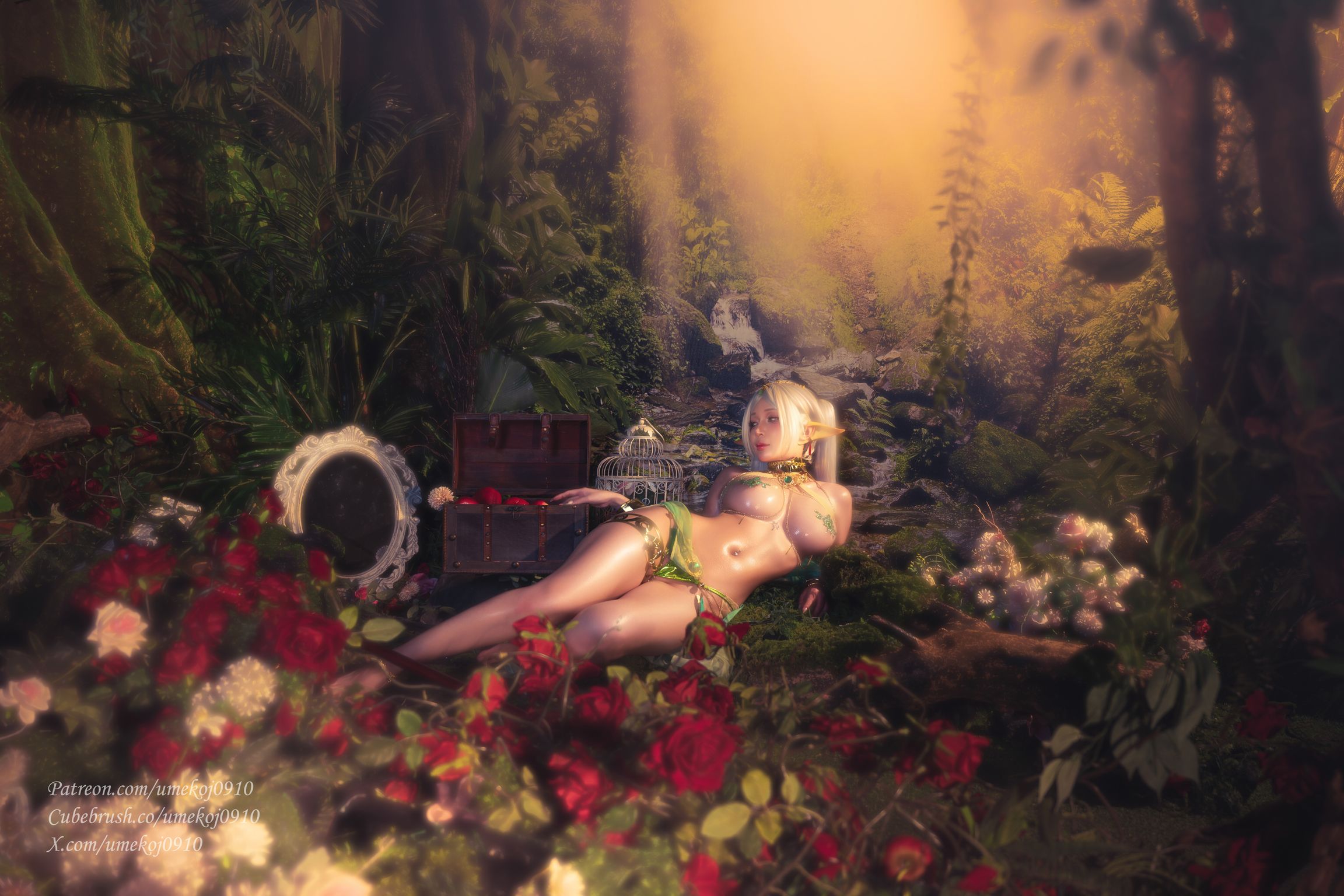 Coser@UmekoJ: Frieren x Rukkhadevata outfit「Frieren Beyond Journey’s End」 (89 photos + 14 videos) 14 Coser@UmekoJ: Frieren x Rukkhadevata outfit「Frieren Beyond Journey’s End」 (89 photos + 14 videos) 14