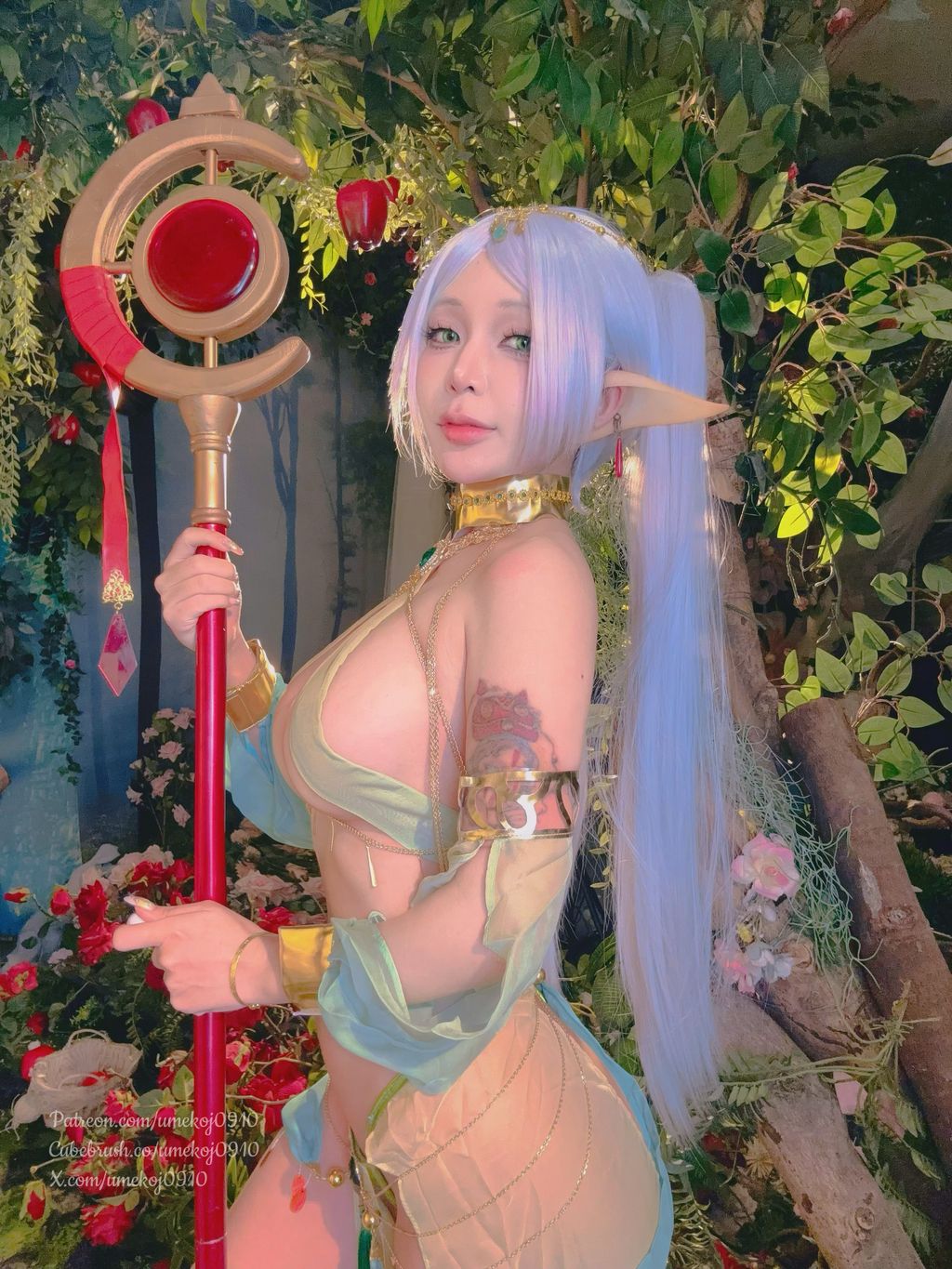 Coser@UmekoJ: Frieren x Rukkhadevata outfit「Frieren Beyond Journey’s End」 (89 photos + 14 videos) 6 Coser@UmekoJ: Frieren x Rukkhadevata outfit「Frieren Beyond Journey’s End」 (89 photos + 14 videos) 6