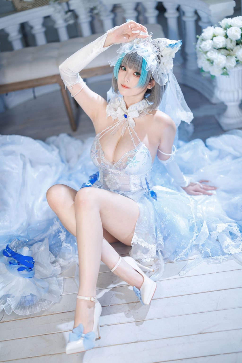 Coser@蜜汁猫裘: 碧蓝航线 柴郡 花嫁 (134 photos + 2 videos) 1 Coser@蜜汁猫裘: 碧蓝航线 柴郡 花嫁 (134 photos + 2 videos) 1