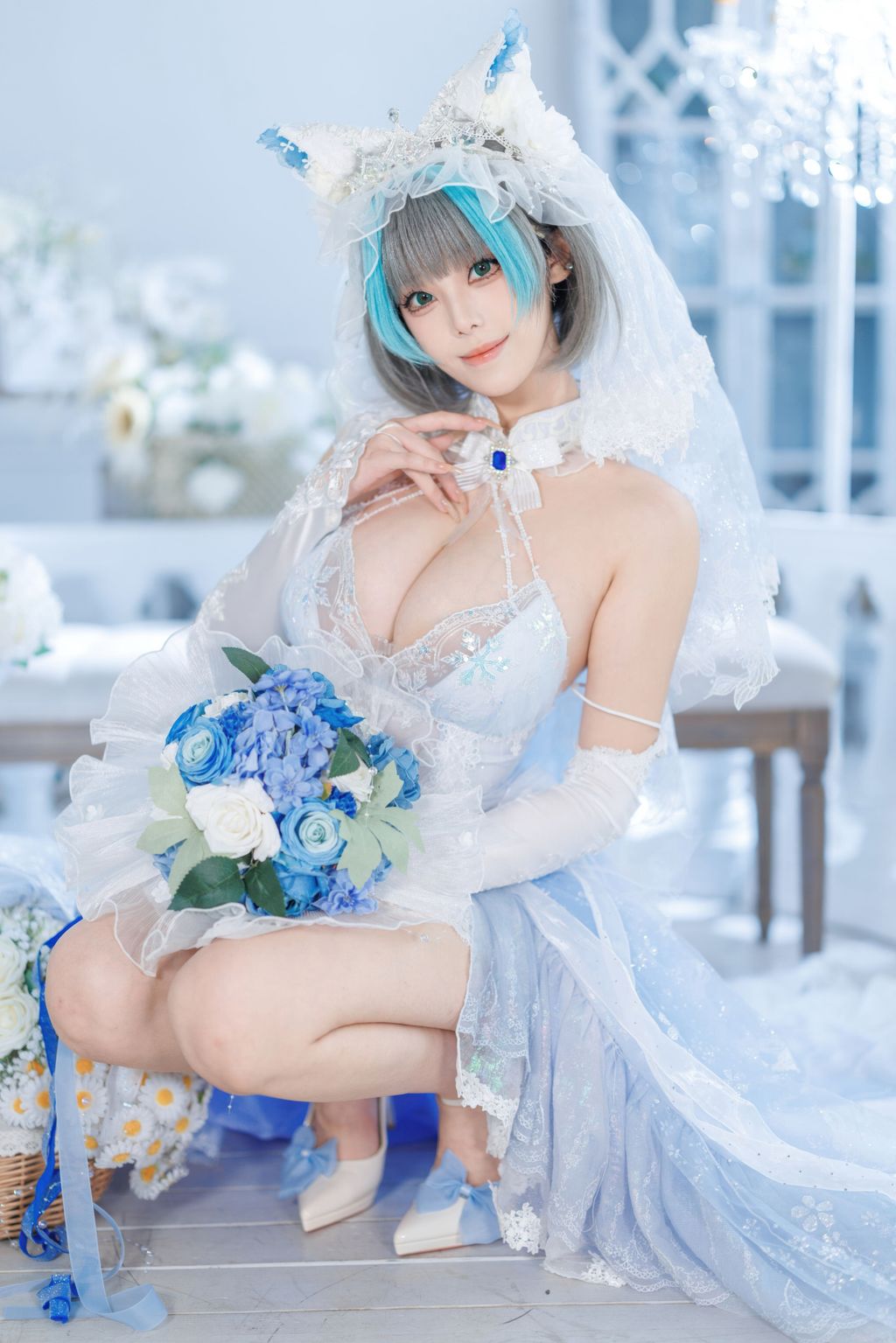 Coser@蜜汁猫裘: 碧蓝航线 柴郡 花嫁 (134 photos + 2 videos) 0 Coser@蜜汁猫裘: 碧蓝航线 柴郡 花嫁 (134 photos + 2 videos) 0