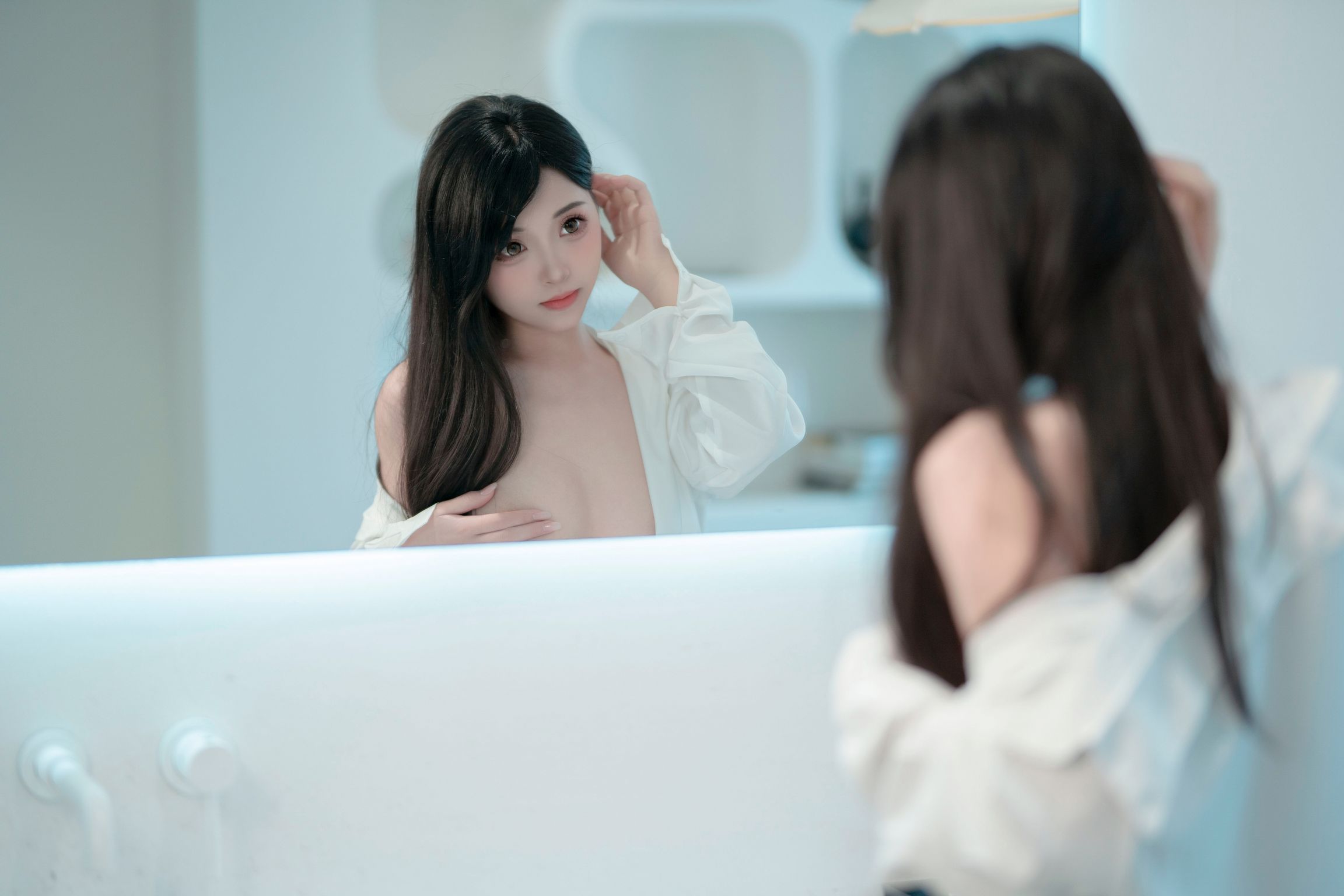 Coser@Bangni邦尼: 男友衬衣 (99 photos) 11 Coser@Bangni邦尼: 男友衬衣 (99 photos) 11