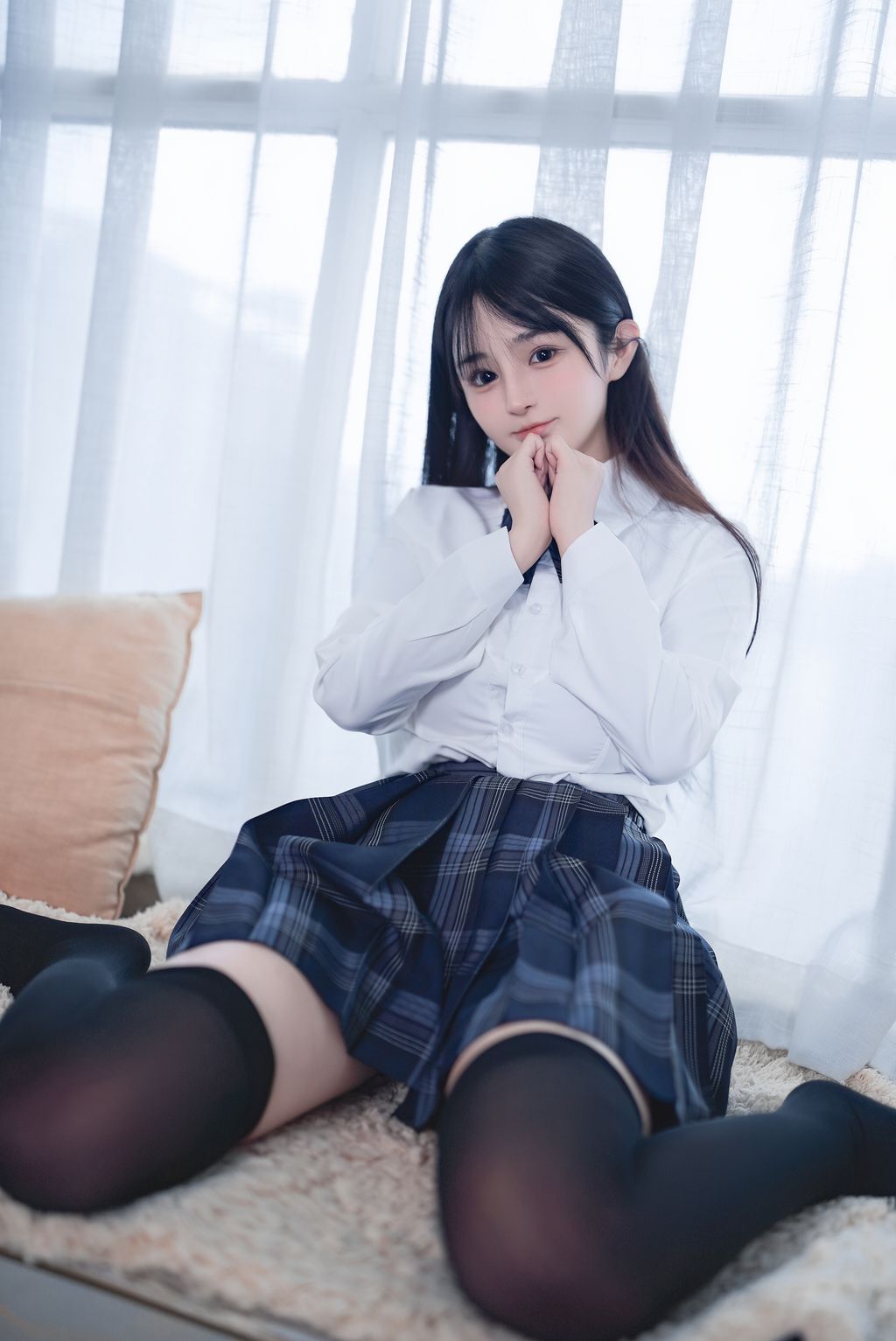 Coser@桜井宁宁: JK制服 (146 photos + 1 video)