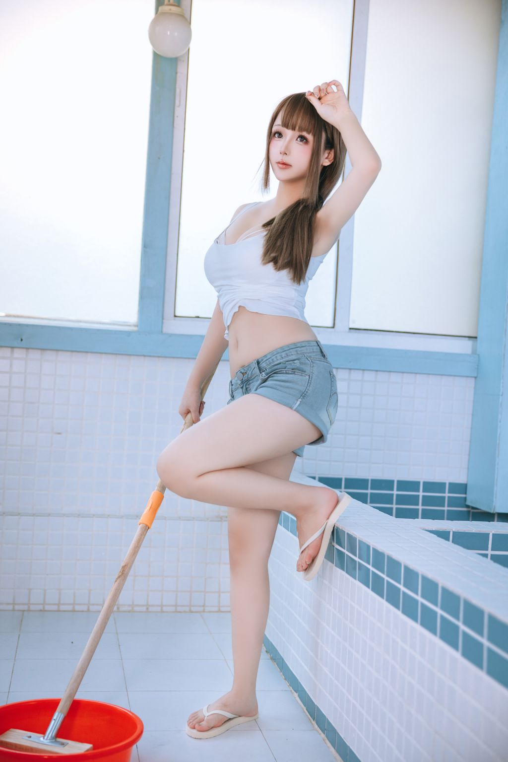 Coser@日奈娇: 男浴室保洁员 (175 photos + 5 videos) 13 Coser@日奈娇: 男浴室保洁员 (175 photos + 5 videos) 13