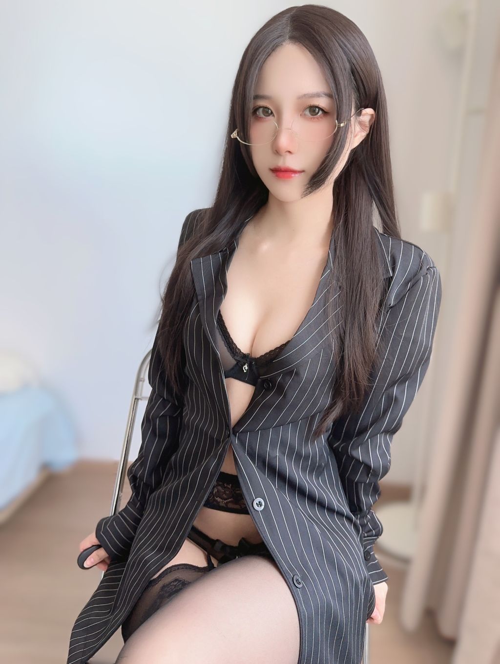 Coser@布丁大法 (Pudding Dafa): 私人OL (46 photos + 4 videos)