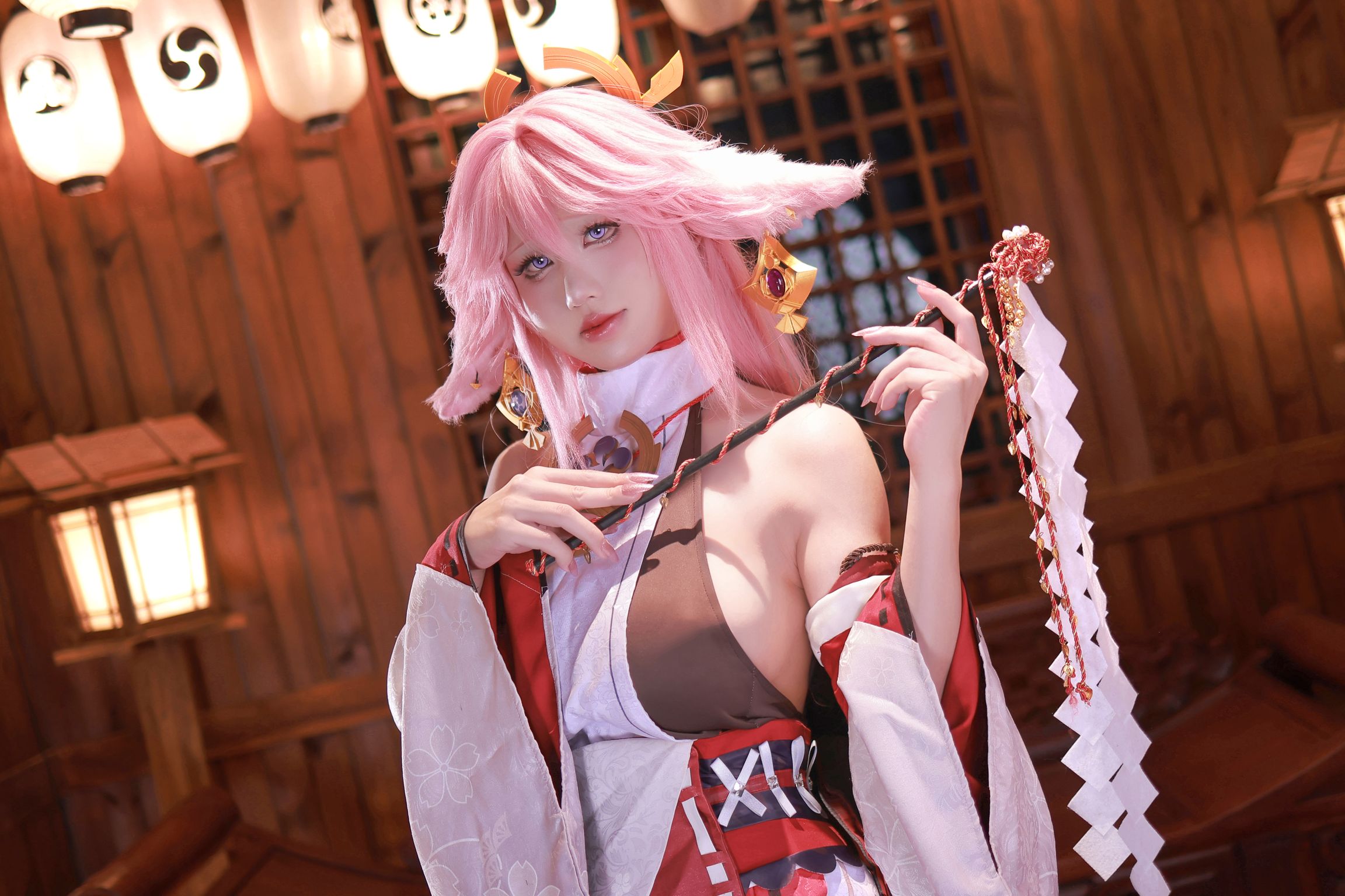 Coser@桜满三时: 八重神子 (89 photos) 19 Coser@桜满三时: 八重神子 (89 photos) 19