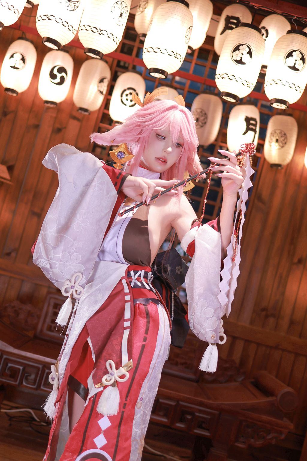 Coser@桜满三时: 八重神子 (89 photos) 0 Coser@桜满三时: 八重神子 (89 photos) 0