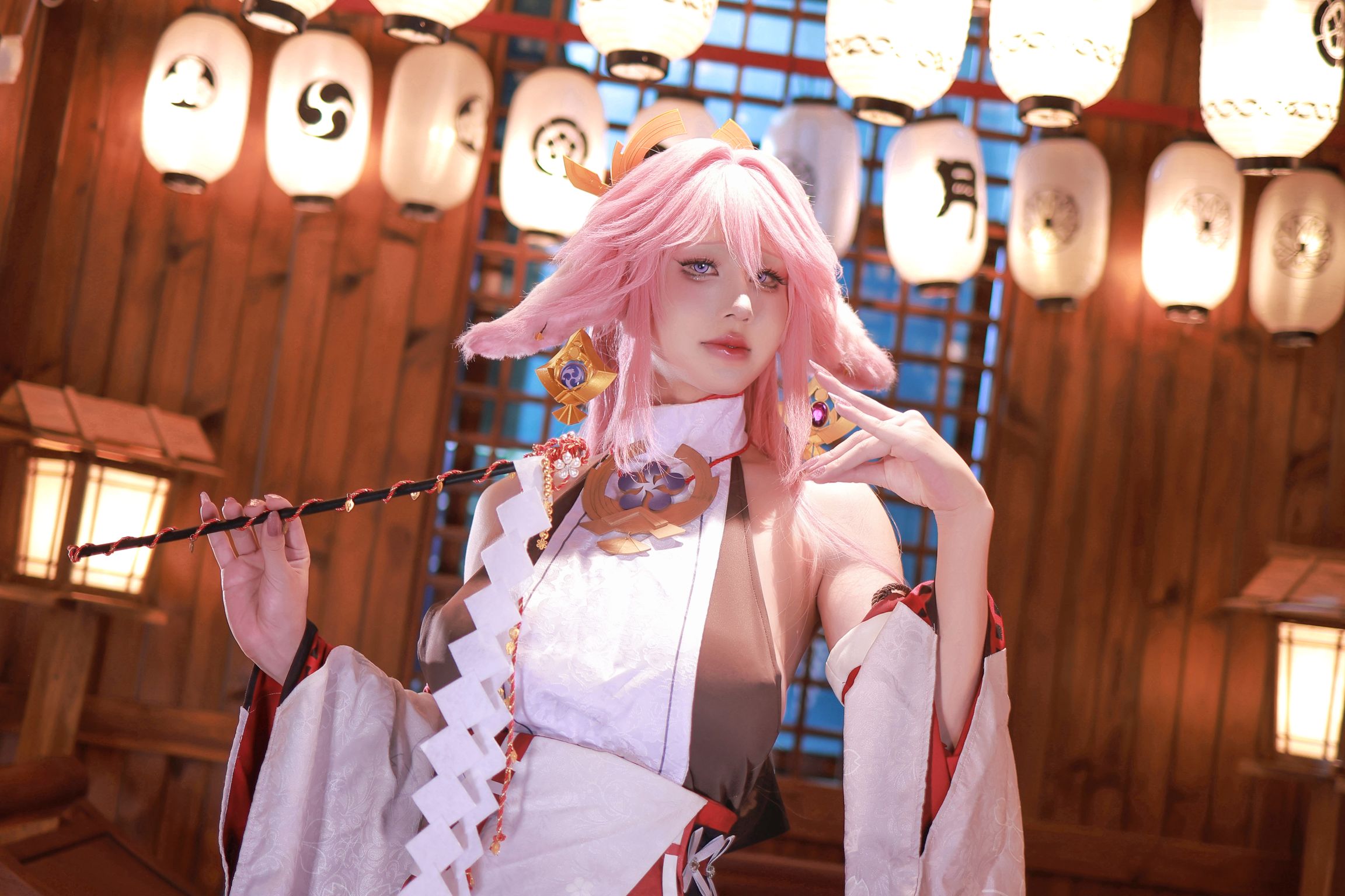 Coser@桜满三时: 八重神子 (89 photos) 4 Coser@桜满三时: 八重神子 (89 photos) 4