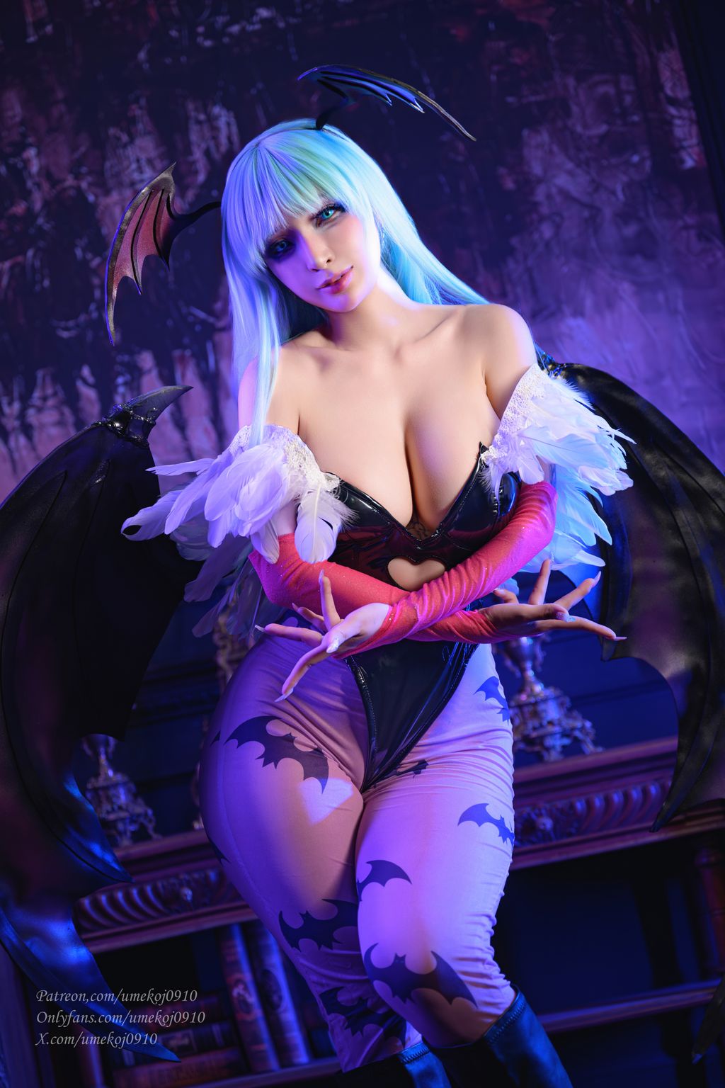 Coser@UmekoJ: Morrigan Aensland 莫莉卡·安斯兰特 (95 photos + 9 videos)