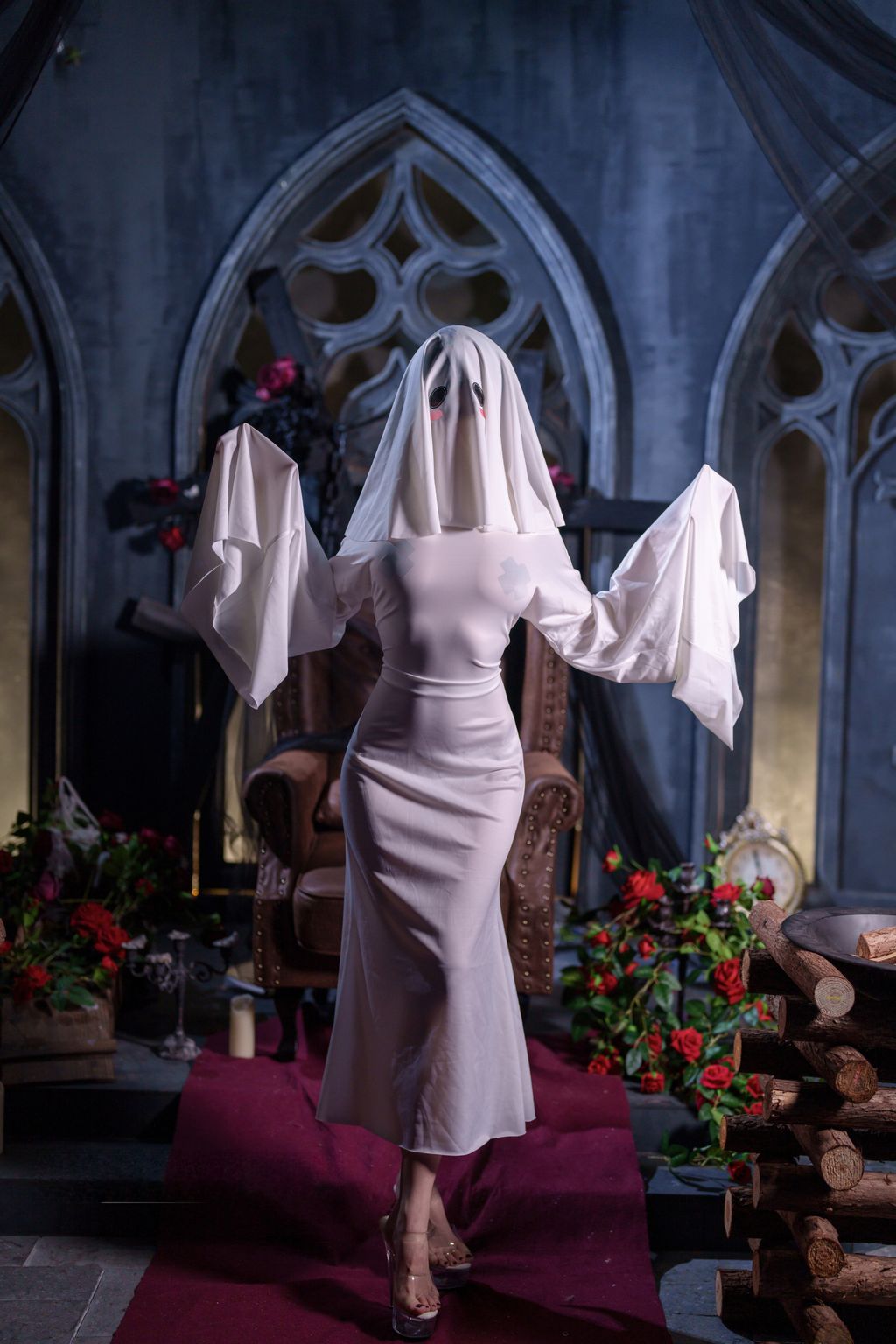 Coser@蜜汁猫裘: 幽灵娘 (66 photos + 2 videos) 4 Coser@蜜汁猫裘: 幽灵娘 (66 photos + 2 videos) 4