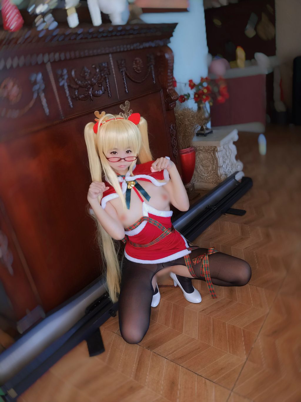 Coser@摇摇乐yoyo: Reindeer Marie Rose (104 photos) 7 Coser@摇摇乐yoyo: Reindeer Marie Rose (104 photos) 7