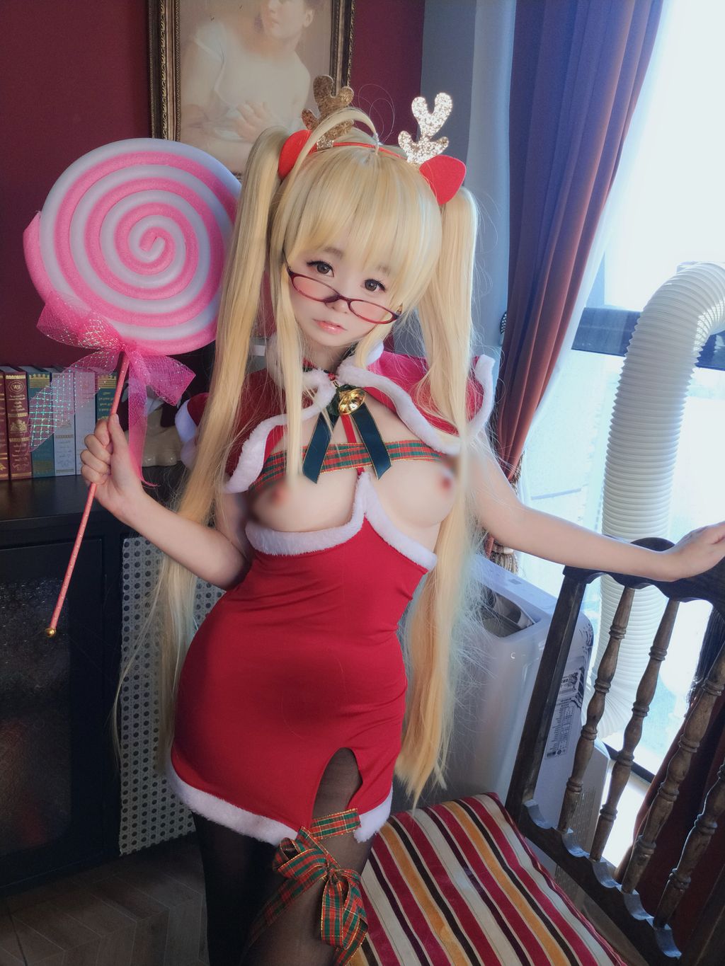 Coser@摇摇乐yoyo: Reindeer Marie Rose (104 photos) 1 Coser@摇摇乐yoyo: Reindeer Marie Rose (104 photos) 1
