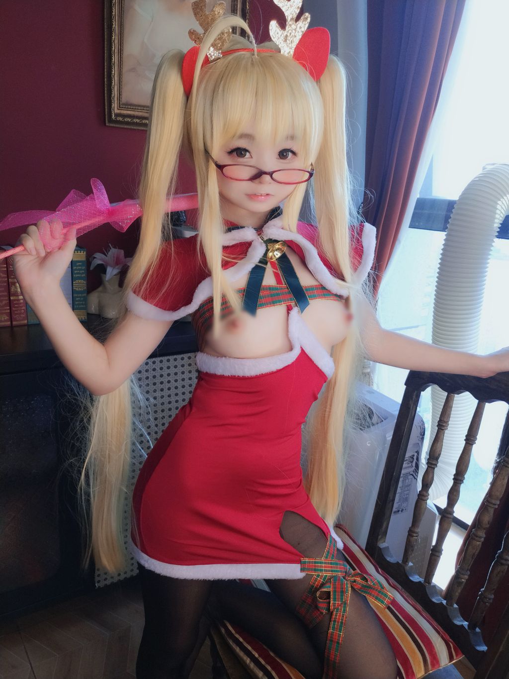 Coser@摇摇乐yoyo: Reindeer Marie Rose (104 photos) 4 Coser@摇摇乐yoyo: Reindeer Marie Rose (104 photos) 4