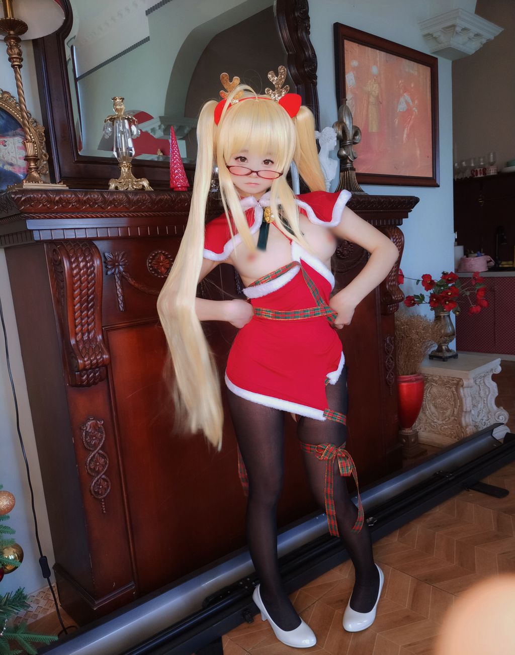 Coser@摇摇乐yoyo: Reindeer Marie Rose (104 photos) 9 Coser@摇摇乐yoyo: Reindeer Marie Rose (104 photos) 9