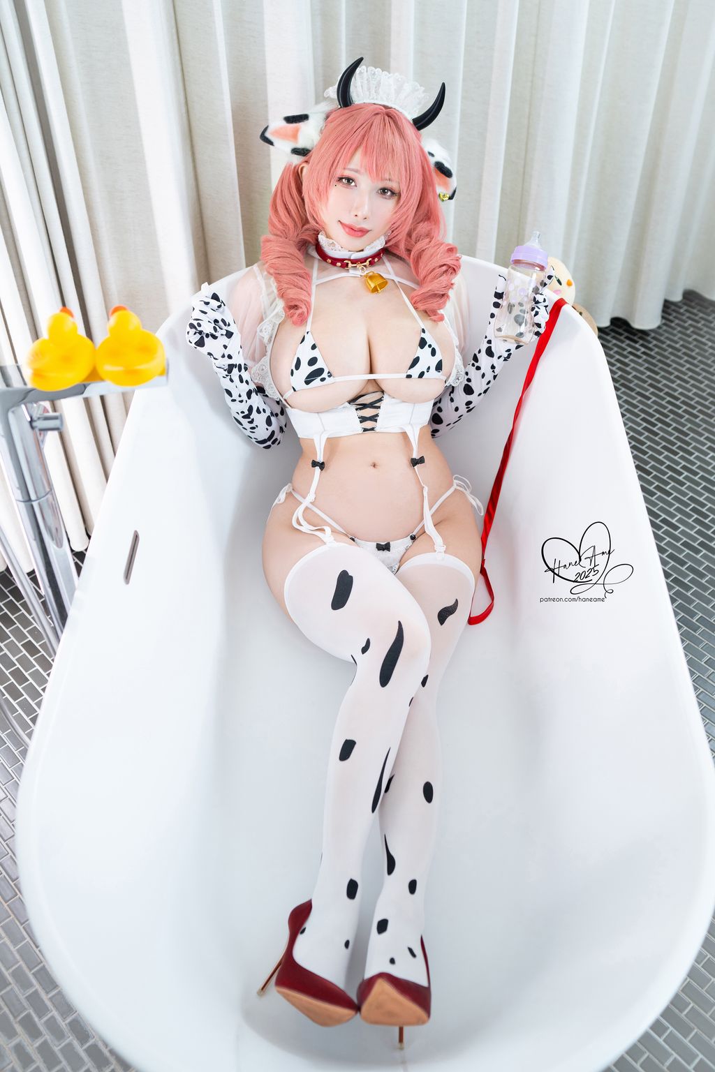 Coser@Hane Ame: 乳牛女仆 科本斯 (41 photos + 3 videos)