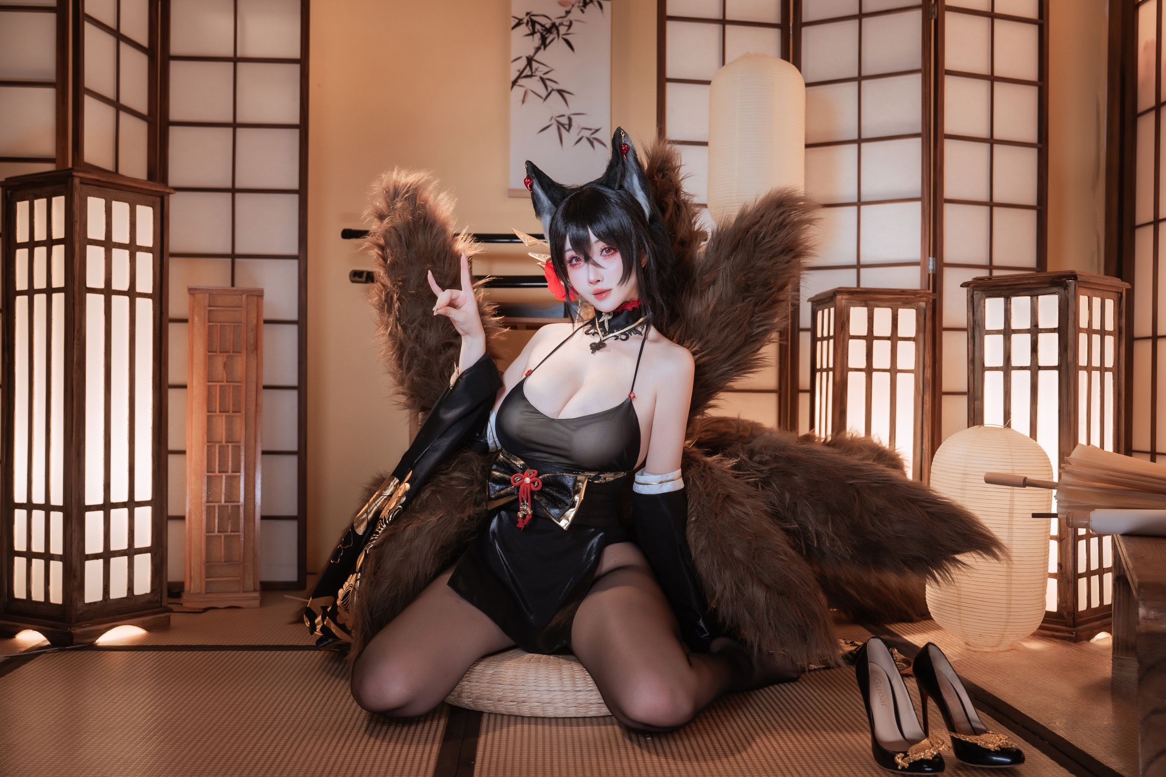 Coser@rioko凉凉子: 碧蓝航线 近江+浅间 (60 photos)