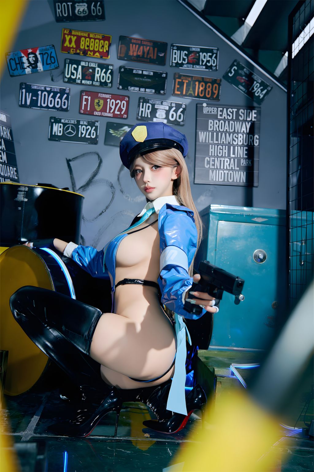 Coser@过期米线线喵: 女警 (59 photos) 14 Coser@过期米线线喵: 女警 (59 photos) 14