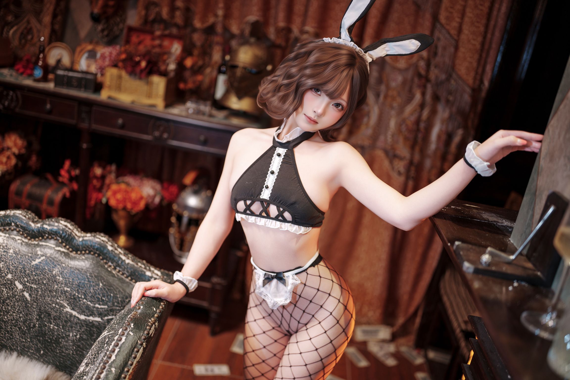 Coser@Bangni邦尼: 网袜兔女郎 (76 photos) 1 Coser@Bangni邦尼: 网袜兔女郎 (76 photos) 1