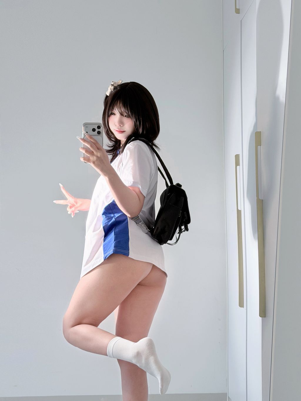 Coser@真宝: 校服甜妹 (71 photos + 2 videos) 5 Coser@真宝: 校服甜妹 (71 photos + 2 videos) 5