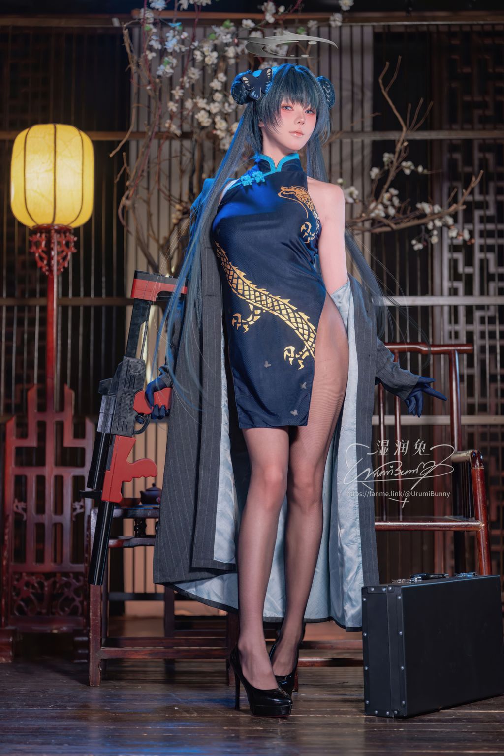 Coser@黏黏团子兔: 2026年04月作品碧蓝档案 龙华妃咲 (113 photos + 2 videos)
