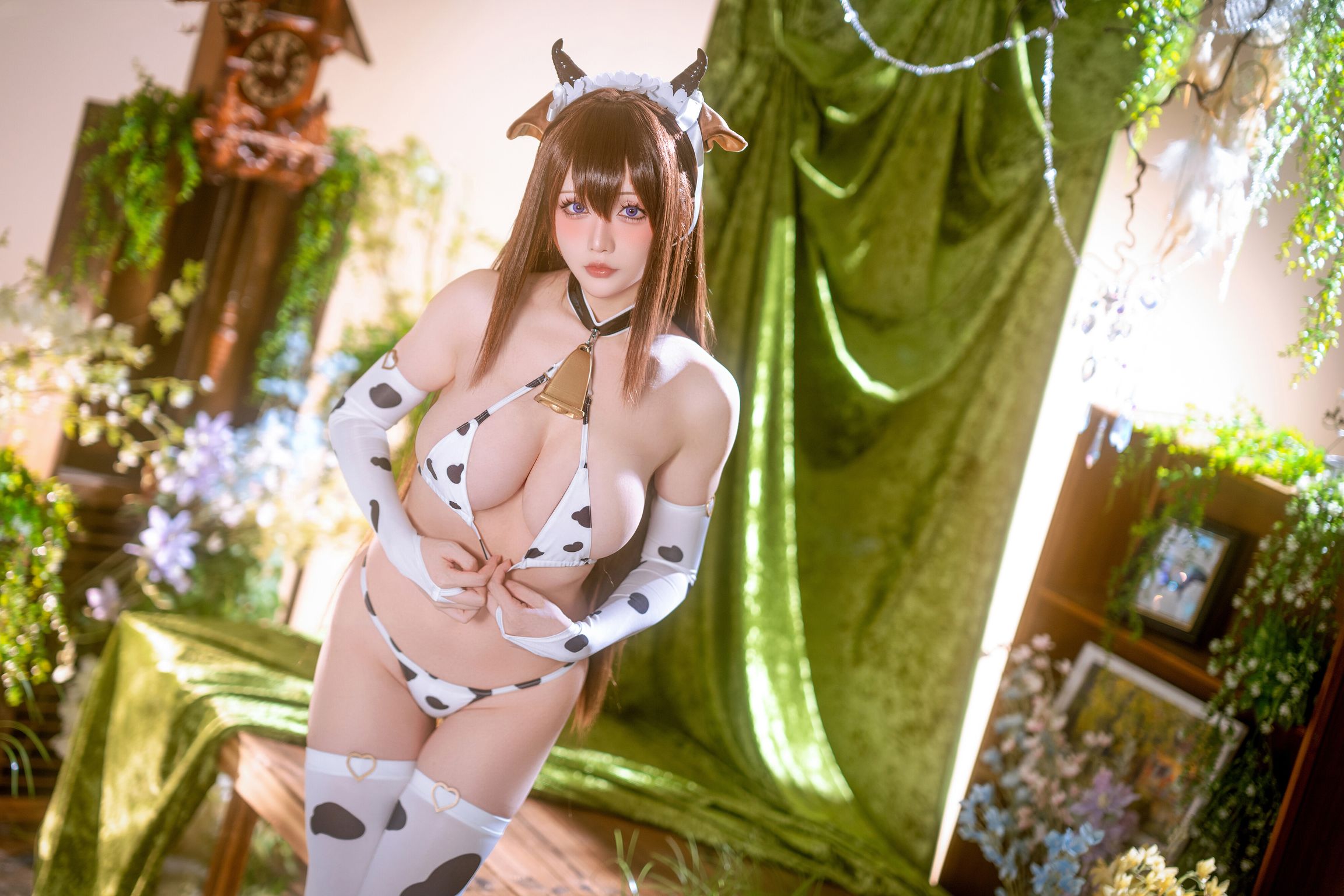 Coser@星之迟迟Hoshilily: 碧蓝航线 樫野·奶牛比基尼 (59 photos) 2 Coser@星之迟迟Hoshilily: 碧蓝航线 樫野·奶牛比基尼 (59 photos) 2