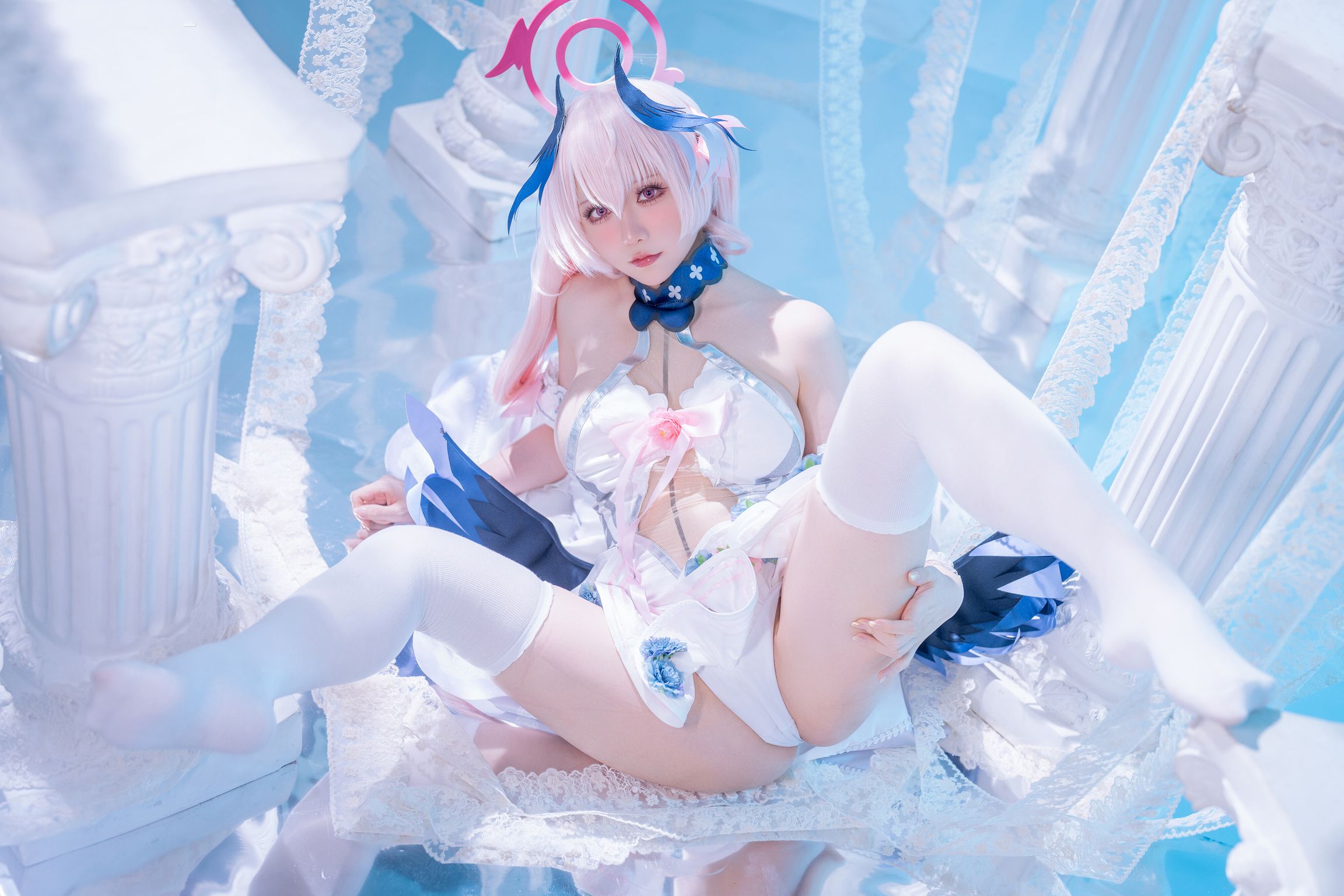 Coser@星之迟迟Hoshilily: 蔚蓝档案 下江小春 (47 photos)