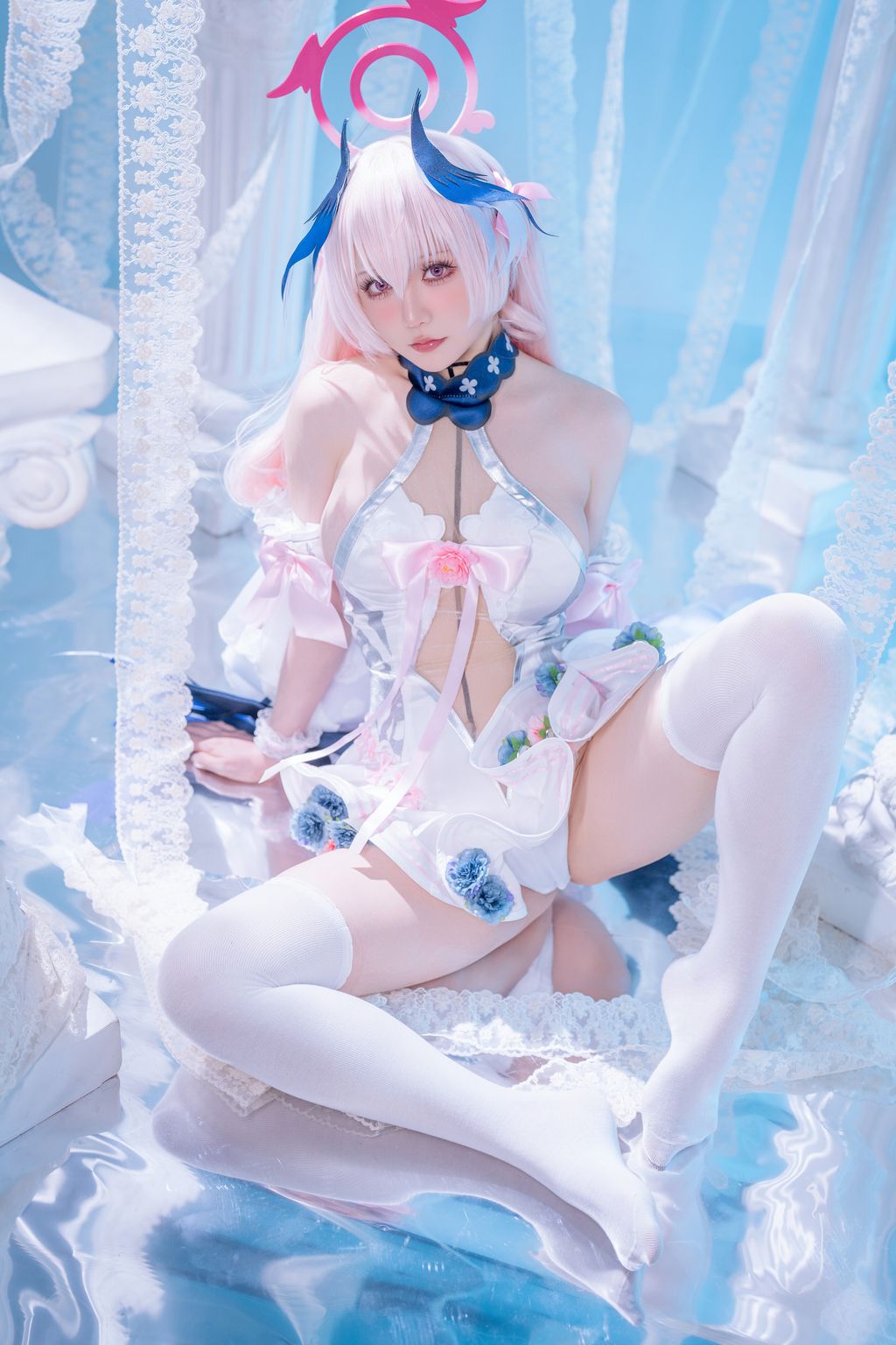 Coser@星之迟迟Hoshilily: 蔚蓝档案 下江小春 (47 photos)