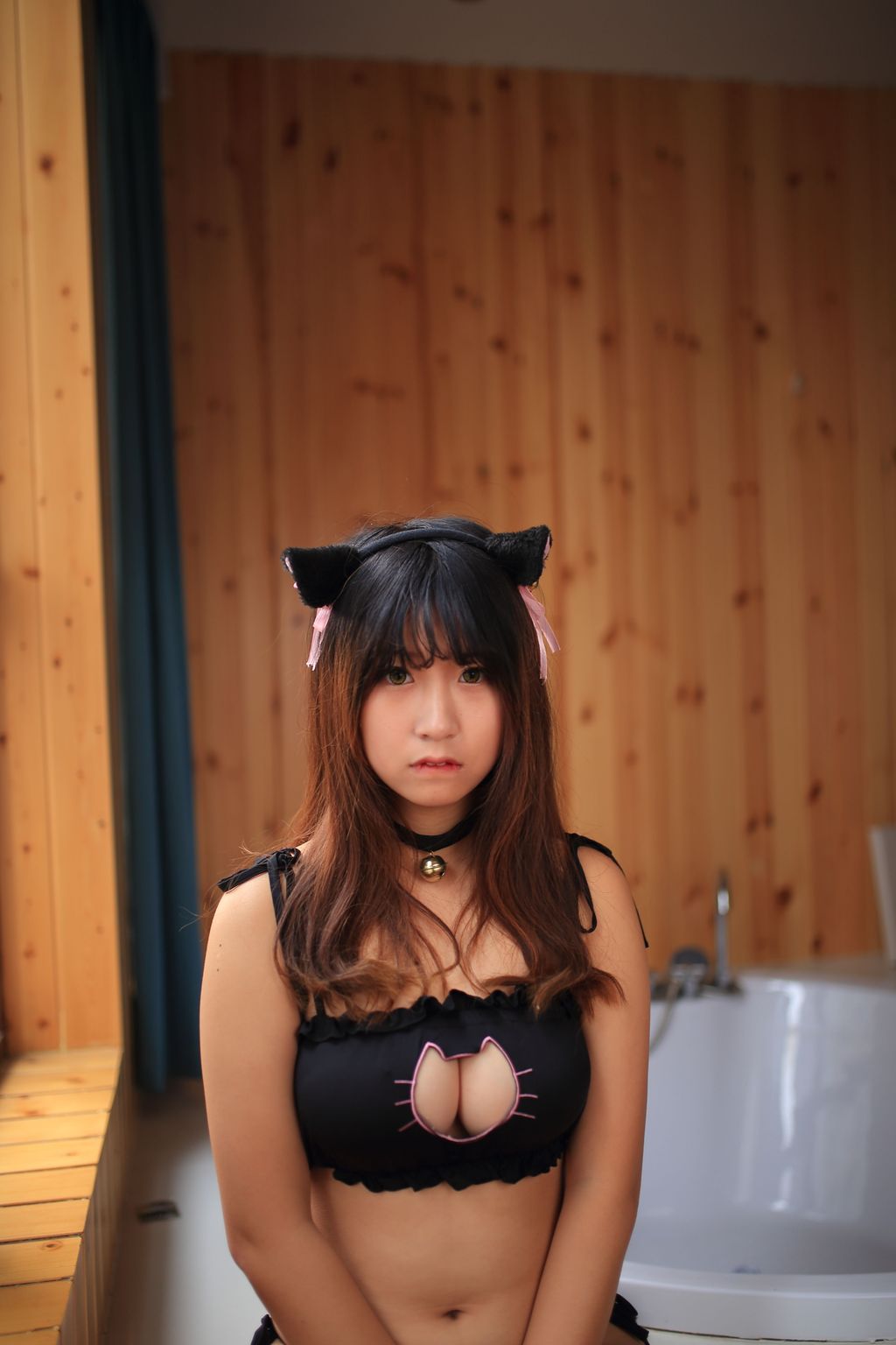 Coser@Mao Jiu Jiang Sakura (猫九酱Sakura): 浴室猫耳 (602 photos) 11 Coser@Mao Jiu Jiang Sakura (猫九酱Sakura): 浴室猫耳 (602 photos) 11