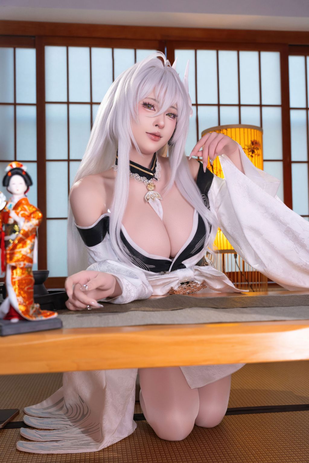 Coser@清水由乃: 碧蓝航线 白凤和服 (76 photos + 1 video) 4 Coser@清水由乃: 碧蓝航线 白凤和服 (76 photos + 1 video) 4