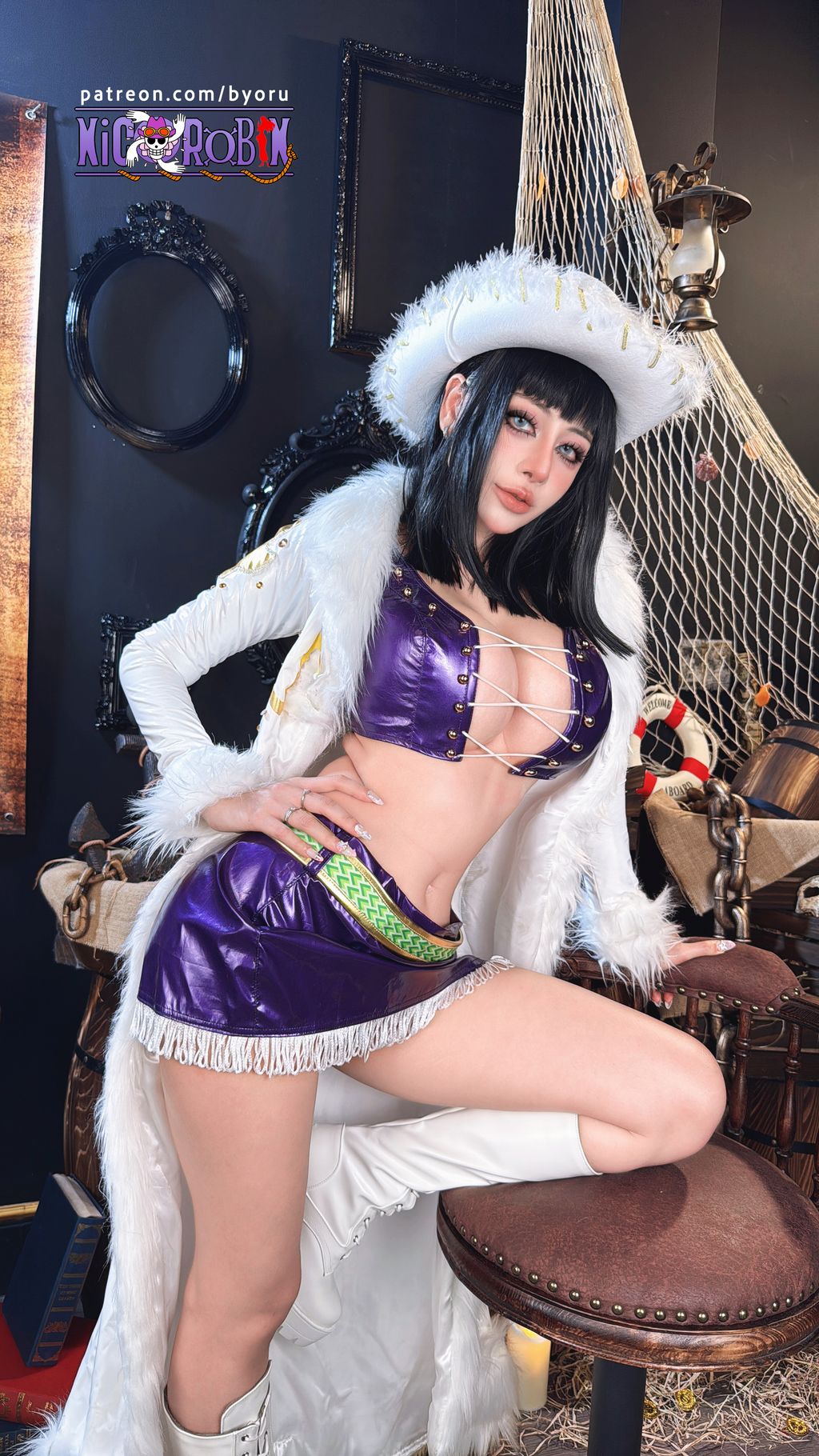 Coser@Byoru: 海贼王 妮可·罗宾 (83 photos + 30 videos)