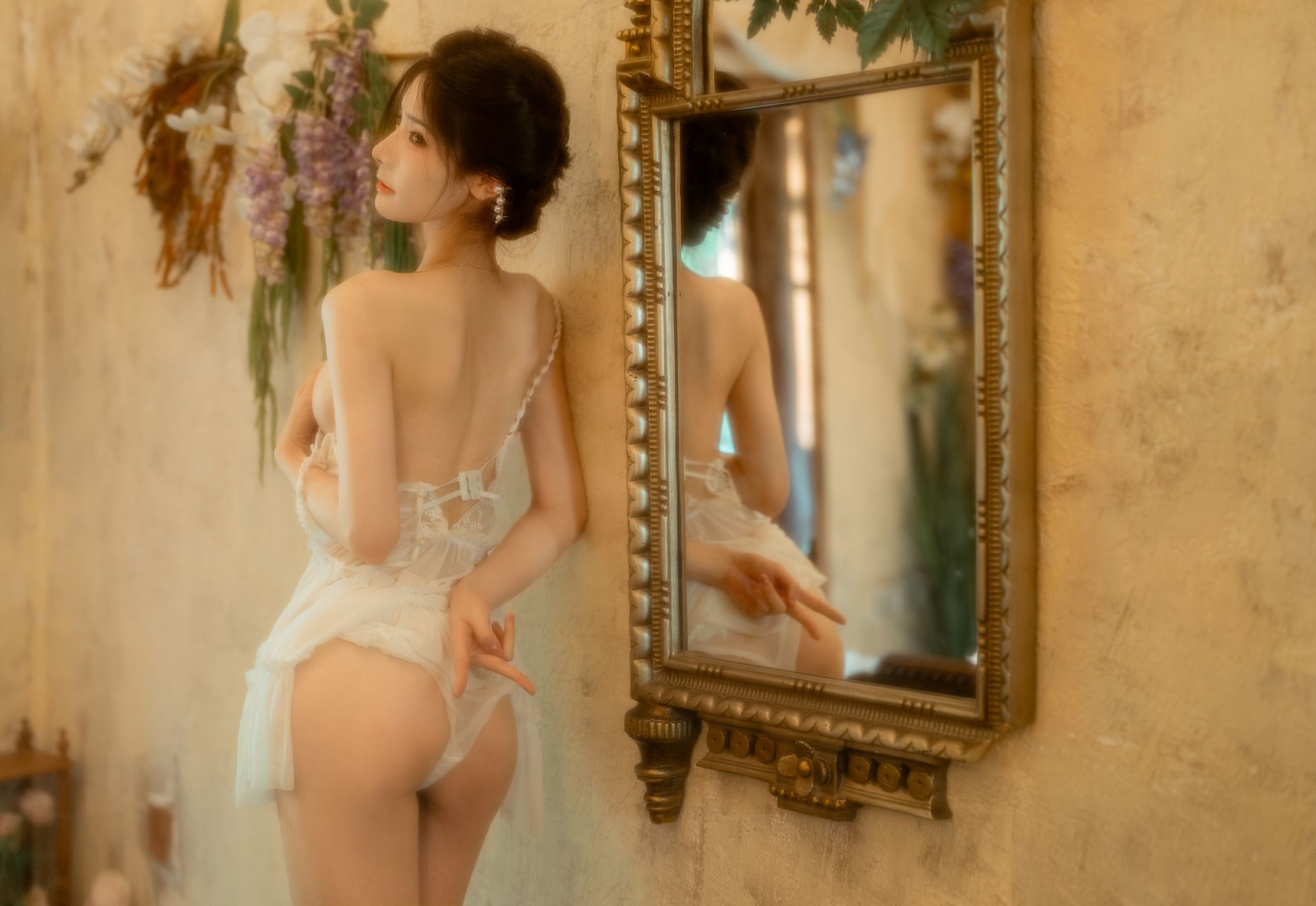 Coser@橙子喵酱: 会员花絮 橙子小白裙 (50 photos) 13 Coser@橙子喵酱: 会员花絮 橙子小白裙 (50 photos) 13
