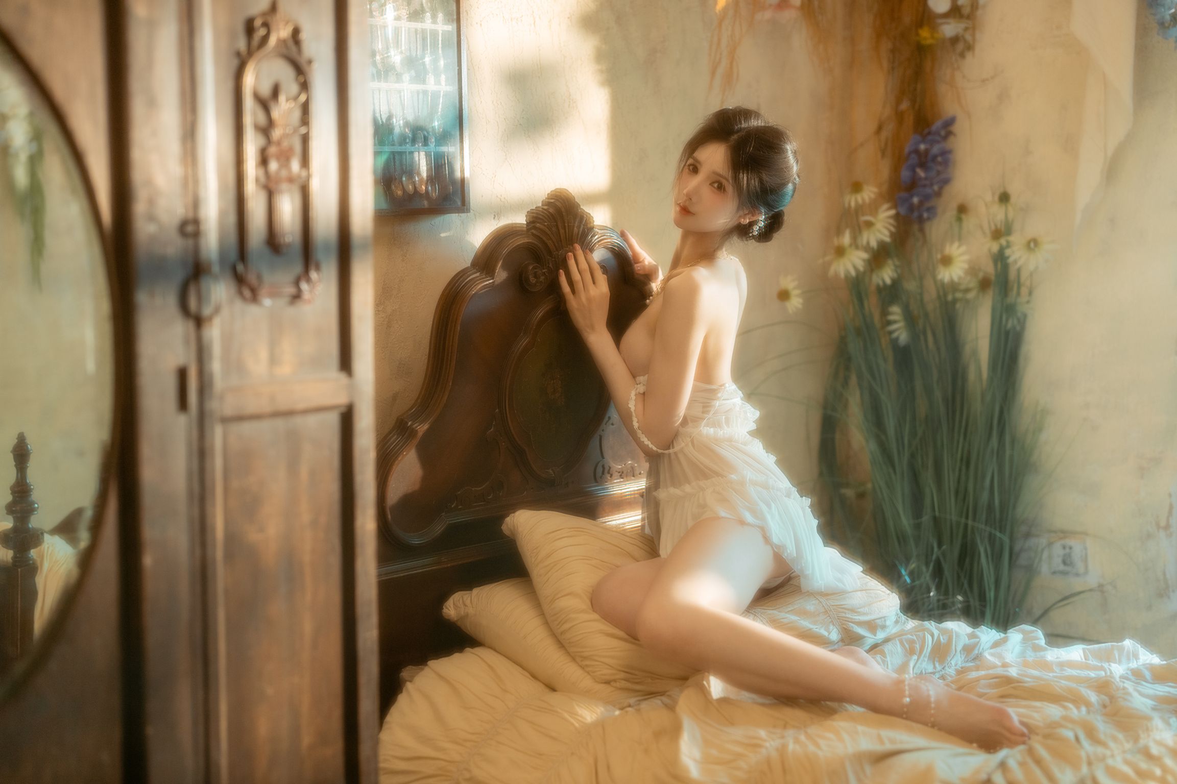 Coser@橙子喵酱: 会员花絮 橙子小白裙 (50 photos) 14 Coser@橙子喵酱: 会员花絮 橙子小白裙 (50 photos) 14
