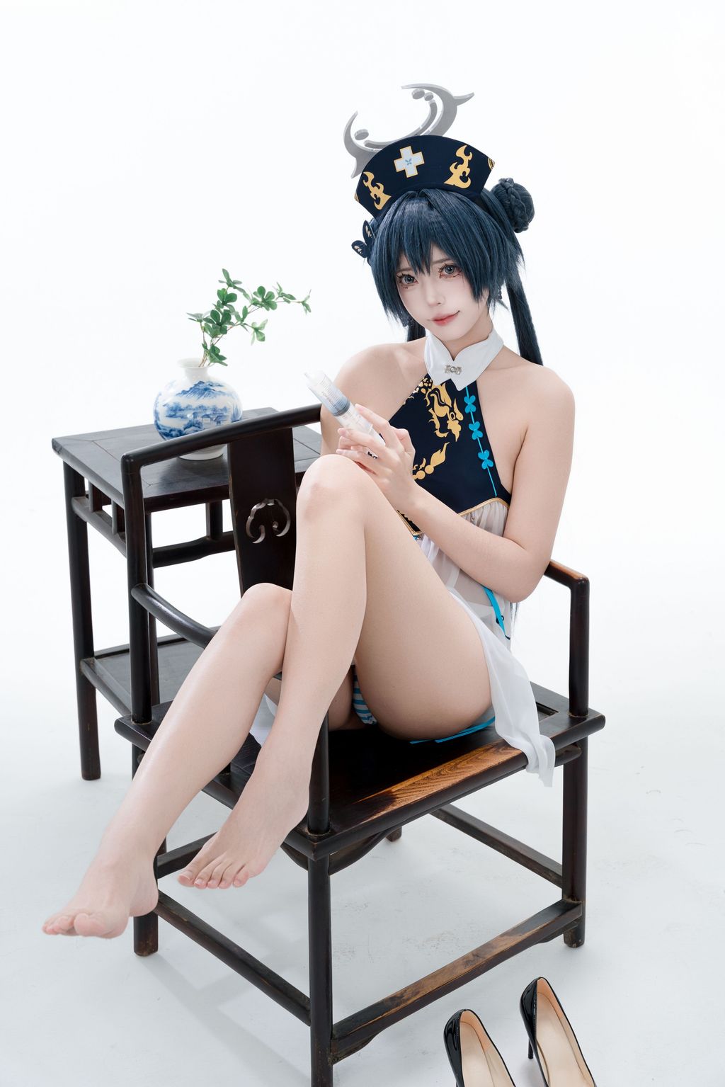 Coser@君颜圆又圆: 蔚蓝档案 龙华妃咲 护士 (100 photos + 1 video) 0 Coser@君颜圆又圆: 蔚蓝档案 龙华妃咲 护士 (100 photos + 1 video) 0
