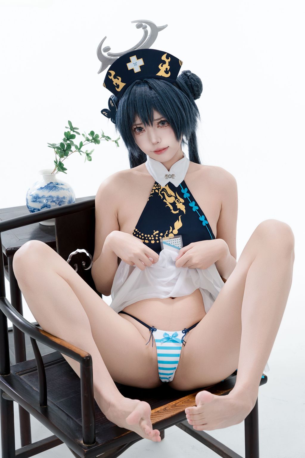 Coser@君颜圆又圆: 蔚蓝档案 龙华妃咲 护士 (100 photos + 1 video) 6 Coser@君颜圆又圆: 蔚蓝档案 龙华妃咲 护士 (100 photos + 1 video) 6