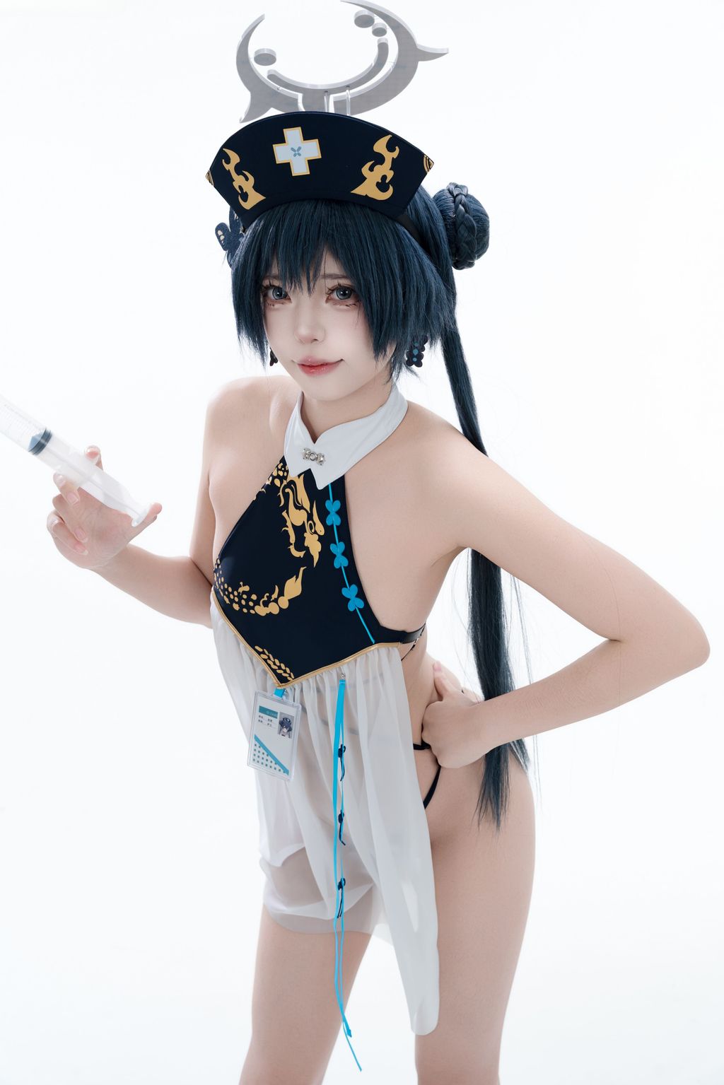 Coser@君颜圆又圆: 蔚蓝档案 龙华妃咲 护士 (100 photos + 1 video) 3 Coser@君颜圆又圆: 蔚蓝档案 龙华妃咲 护士 (100 photos + 1 video) 3