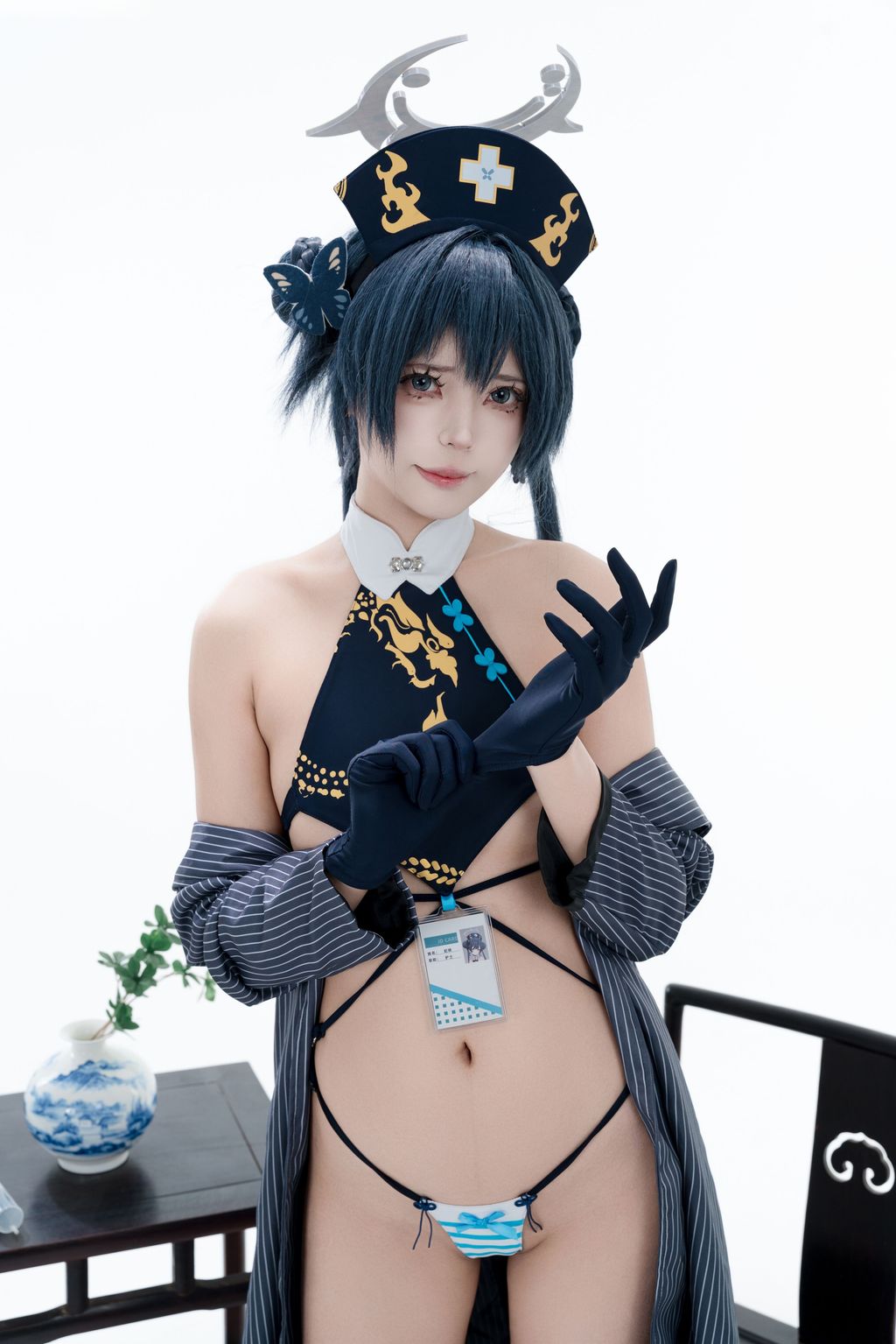 Coser@君颜圆又圆: 蔚蓝档案 龙华妃咲 护士 (100 photos + 1 video) 17 Coser@君颜圆又圆: 蔚蓝档案 龙华妃咲 护士 (100 photos + 1 video) 17