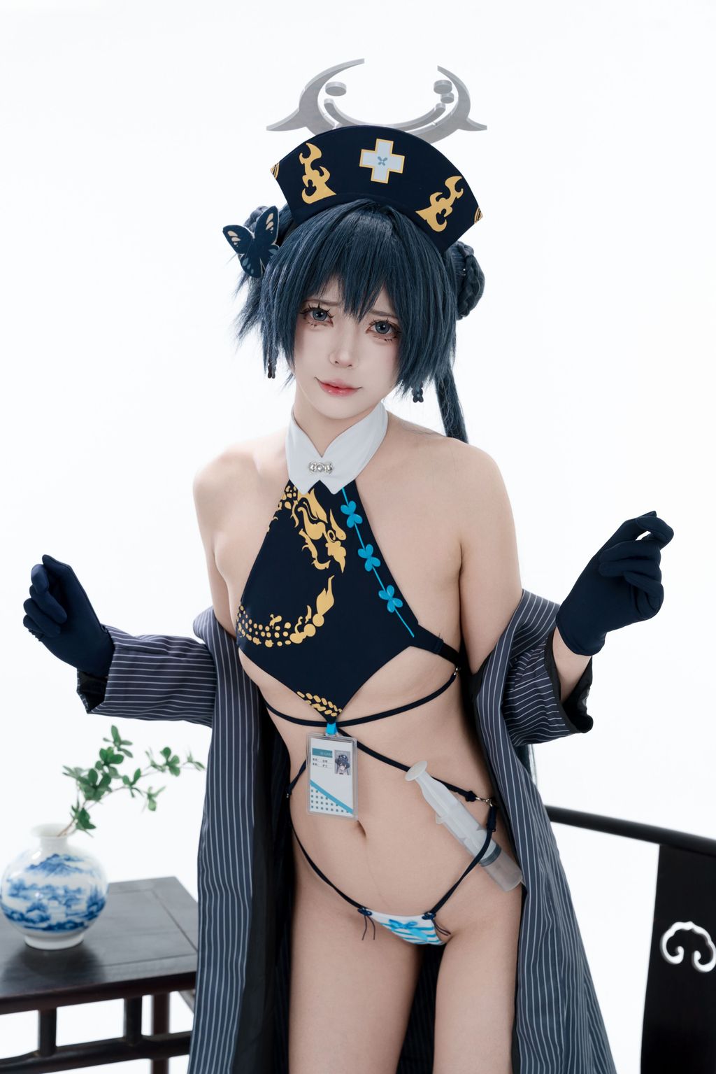 Coser@君颜圆又圆: 蔚蓝档案 龙华妃咲 护士 (100 photos + 1 video) 18 Coser@君颜圆又圆: 蔚蓝档案 龙华妃咲 护士 (100 photos + 1 video) 18