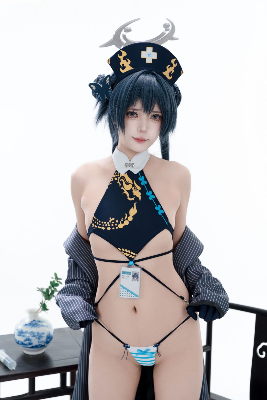 Coser@君颜圆又圆: 蔚蓝档案 龙华妃咲 护士 (100 photos + 1 video) 15 Coser@君颜圆又圆: 蔚蓝档案 龙华妃咲 护士 (100 photos + 1 video) 15