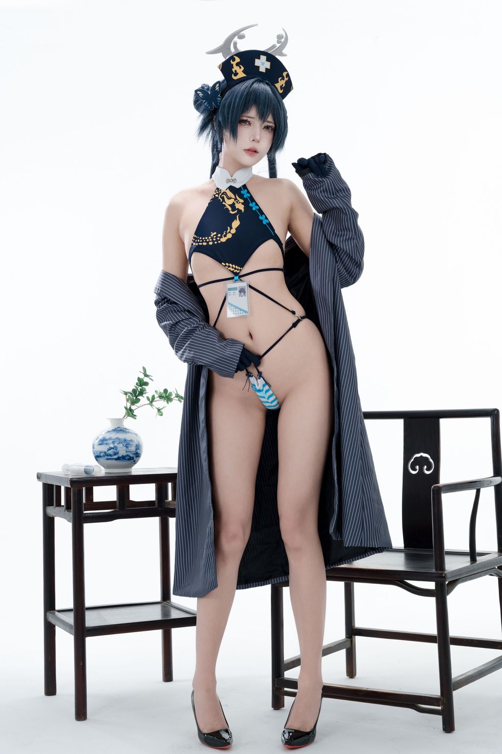 Coser@君颜圆又圆: 蔚蓝档案 龙华妃咲 护士 (100 photos + 1 video) 13 Coser@君颜圆又圆: 蔚蓝档案 龙华妃咲 护士 (100 photos + 1 video) 13